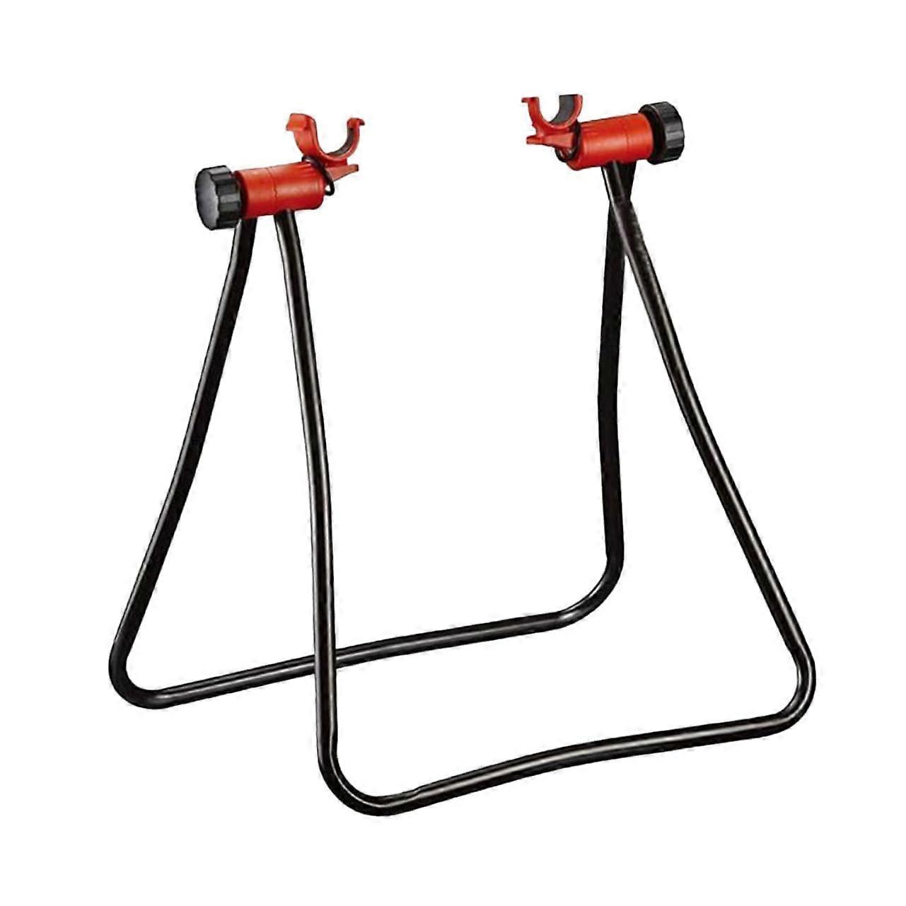 Foldable Bicycle Stand for Mountain Bikes and City Bikes - Adjustable Height, Durable, Non-Slip Rubber Base for Repairs