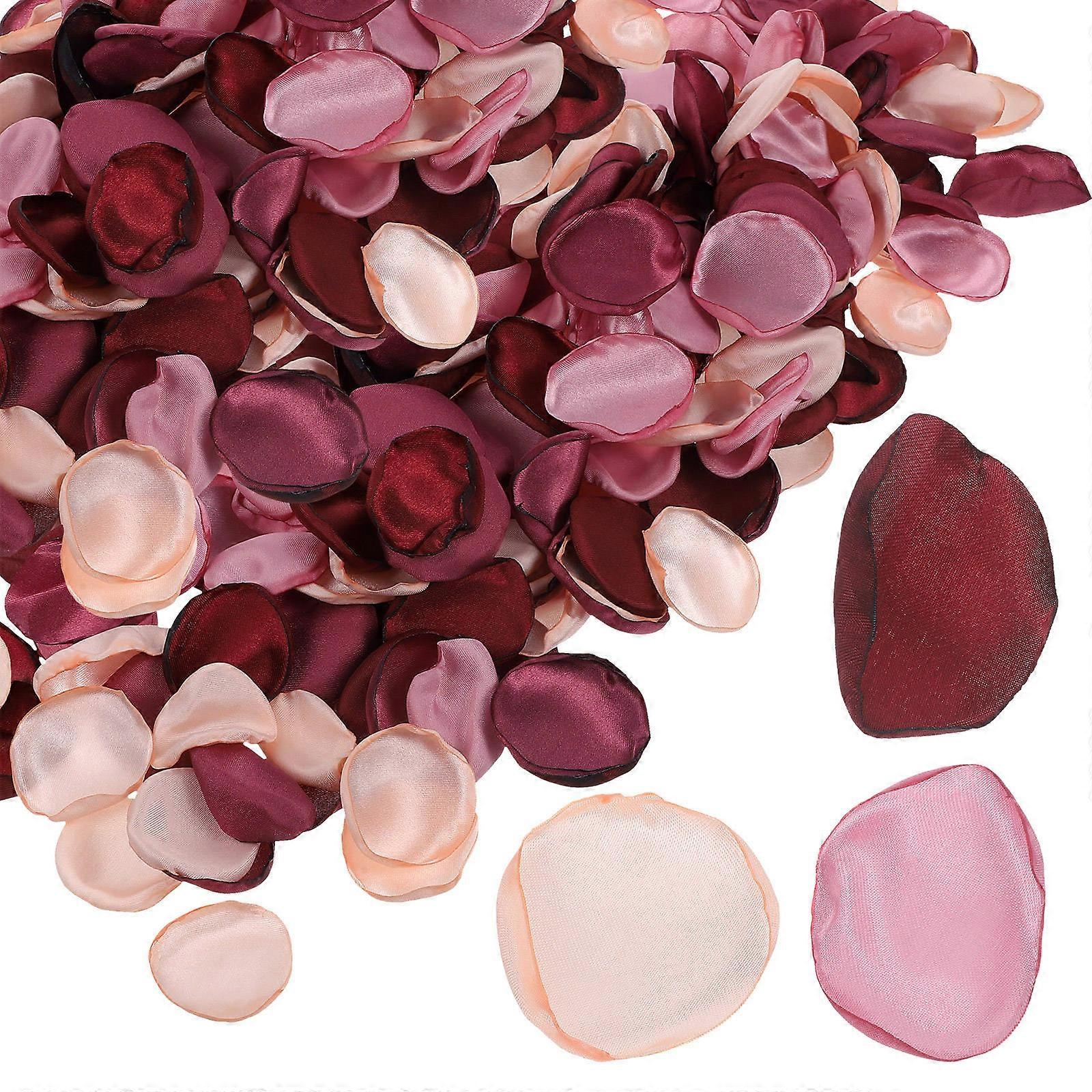 Wedding Artificial Flowers Silk Cloth Decorative Petals 200Pcs