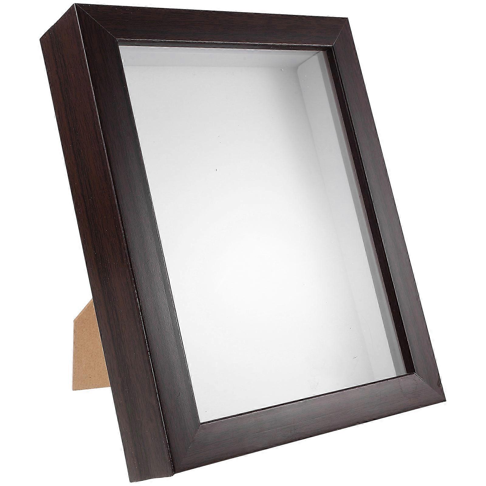 Picture Frames Shadow Box Dried Flower Display Stand Simple Style 22.2x17.8x4.4cm 1Pack