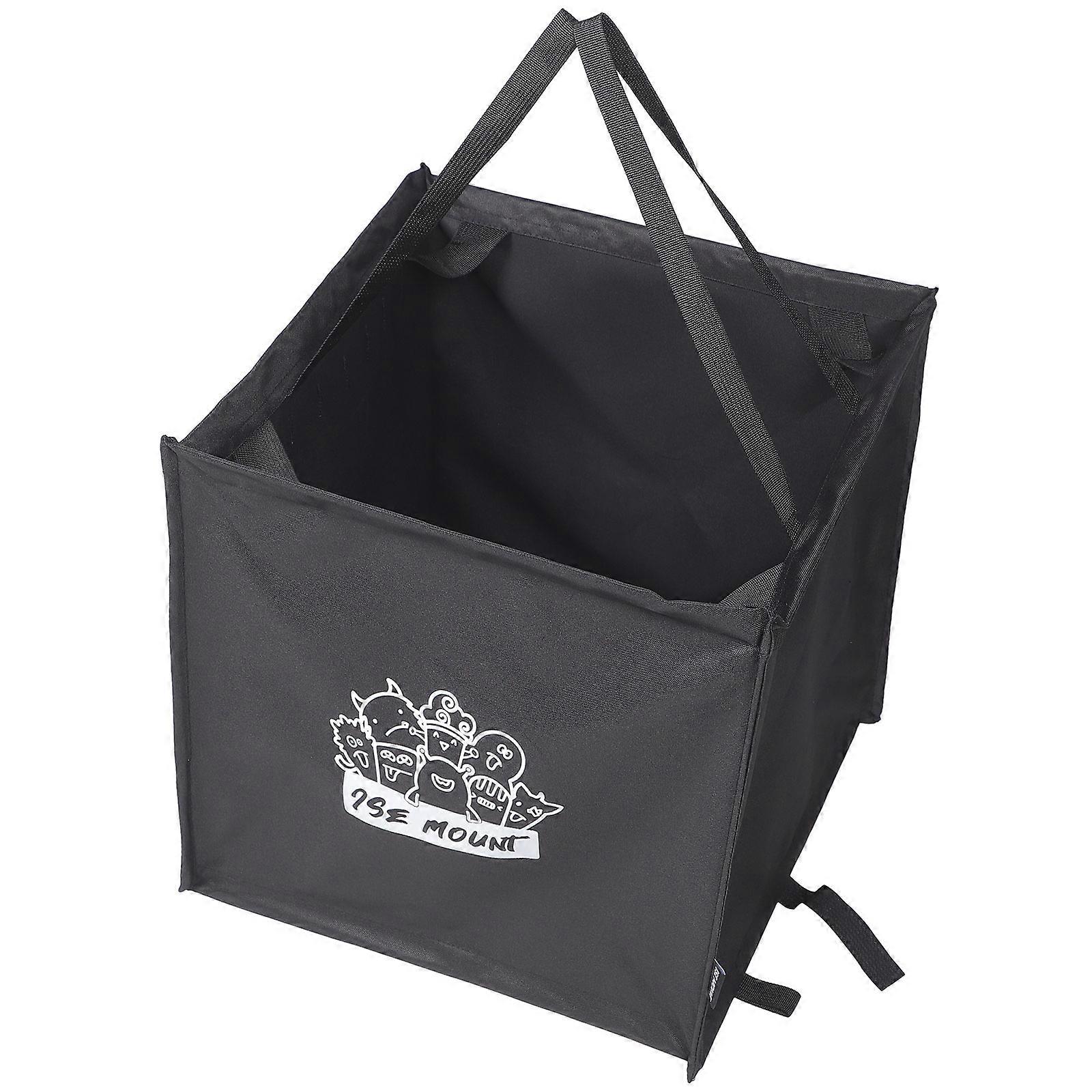 Outdoor Folding Storage Bag Multi-functional Large Capacity Simple Design For Outdoor Adventure 64L Black 1Pcs