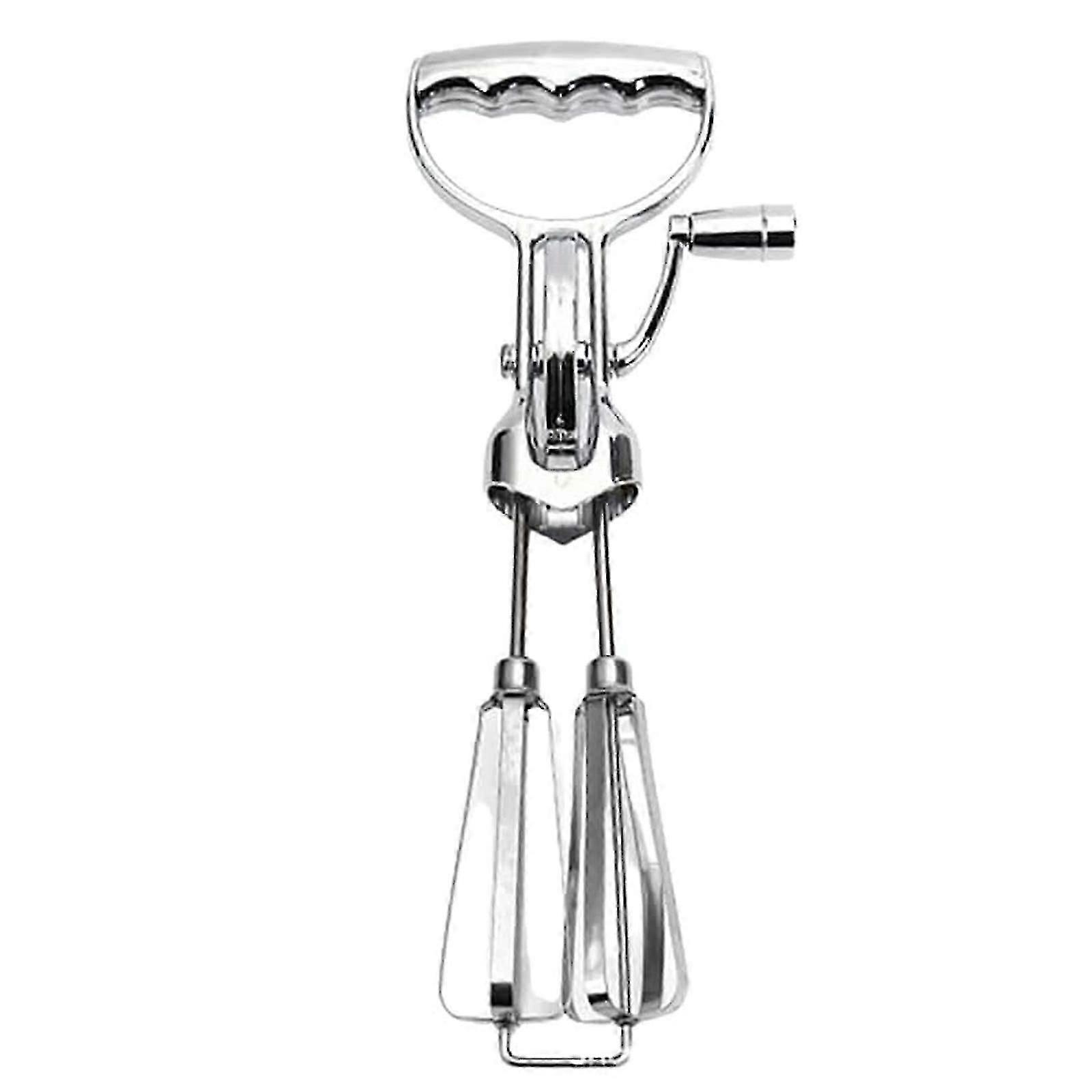 2025 Seneste model håndsving æggepiskeris, håndholdt dobbelthoved rustfrit stål