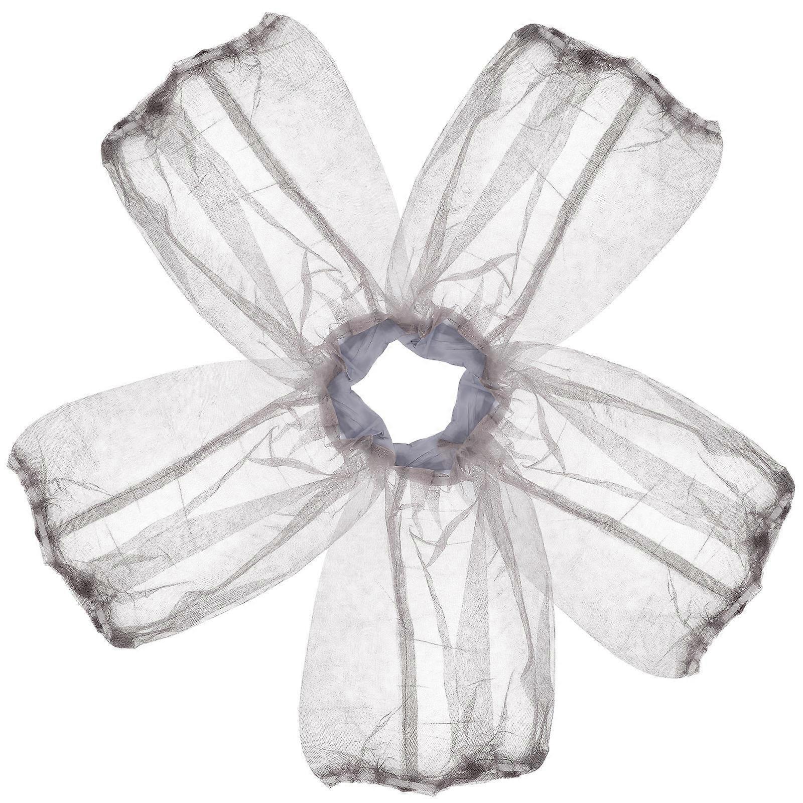 Insect Protection Bug Nets Portable Mosquito Hat Grey 48x38cm Breathable 5Pcs