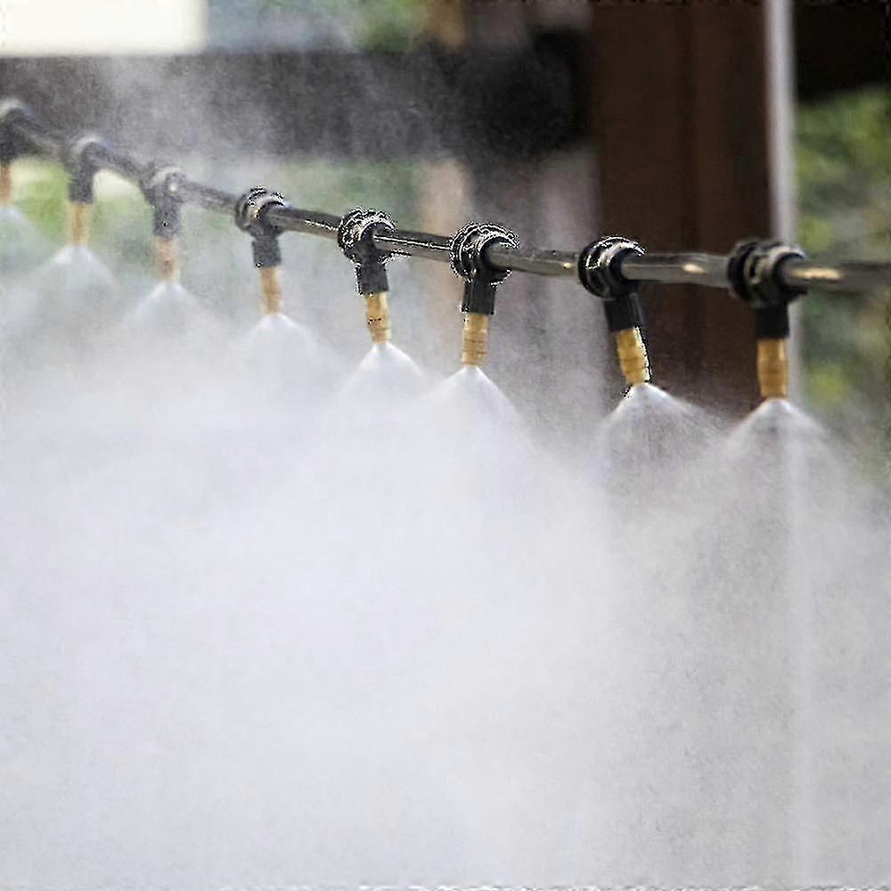 Automatic Watering Kits Micro Misting Spray Cooling System Garden Agriculture Greenhouse Irrigation Spray Brass Mist
