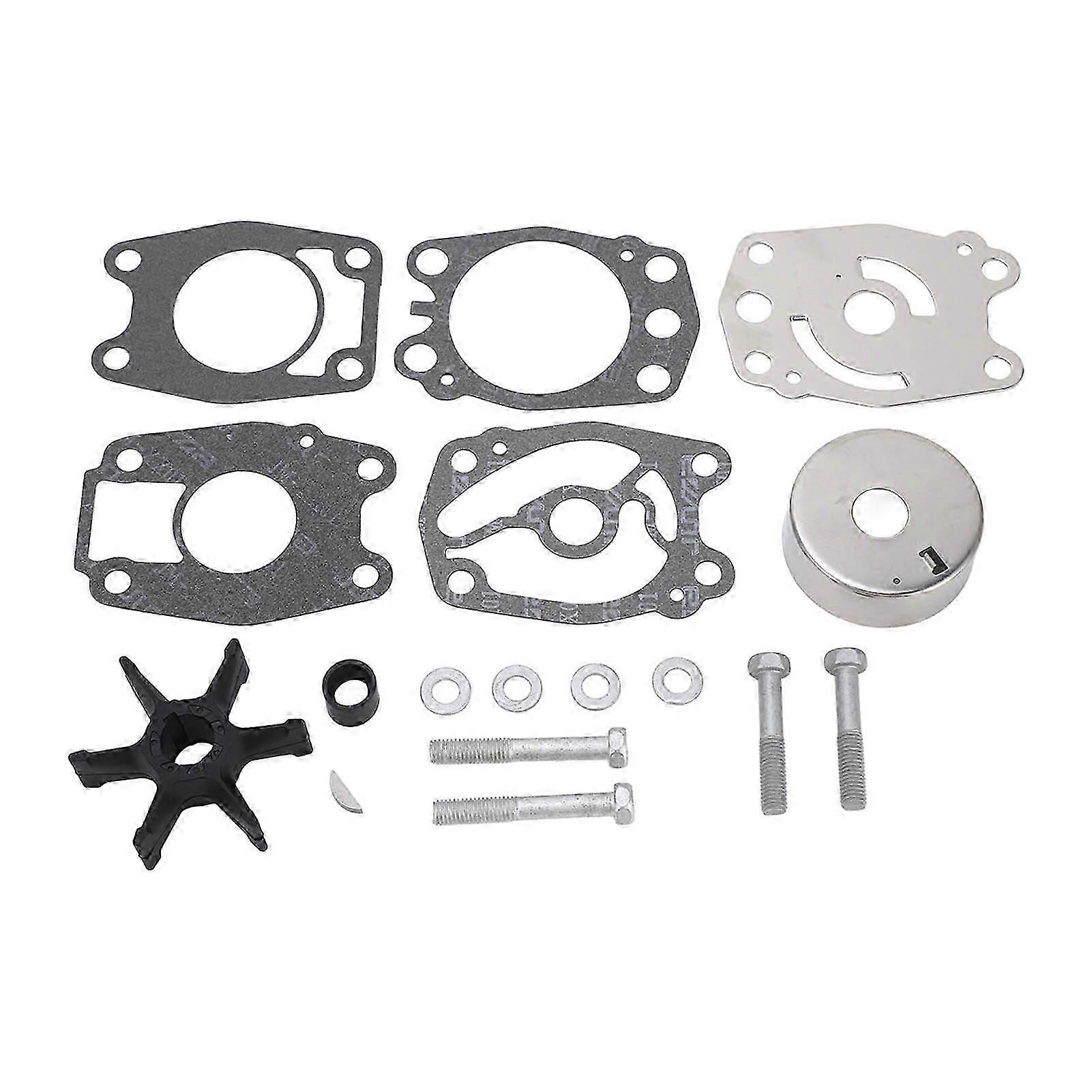 Outboard Engine Pump Impeller Kit Compatible With 40 50hp 1992-1997 Durable Stainless Steel Set Easy Installation Reliabl
