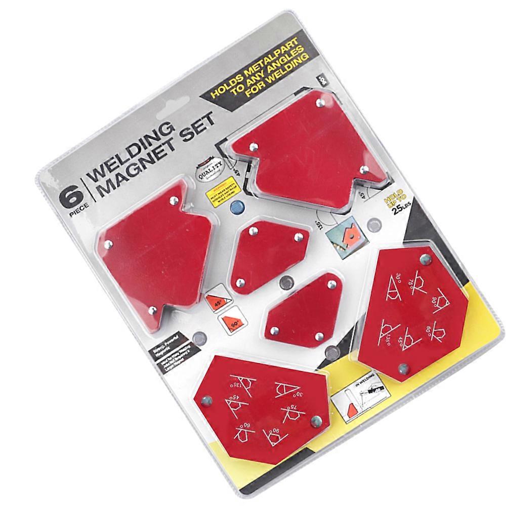 6PCS Magnetic Welding Triangulation Positioner Without Switch Multi Specification Welding Accessories