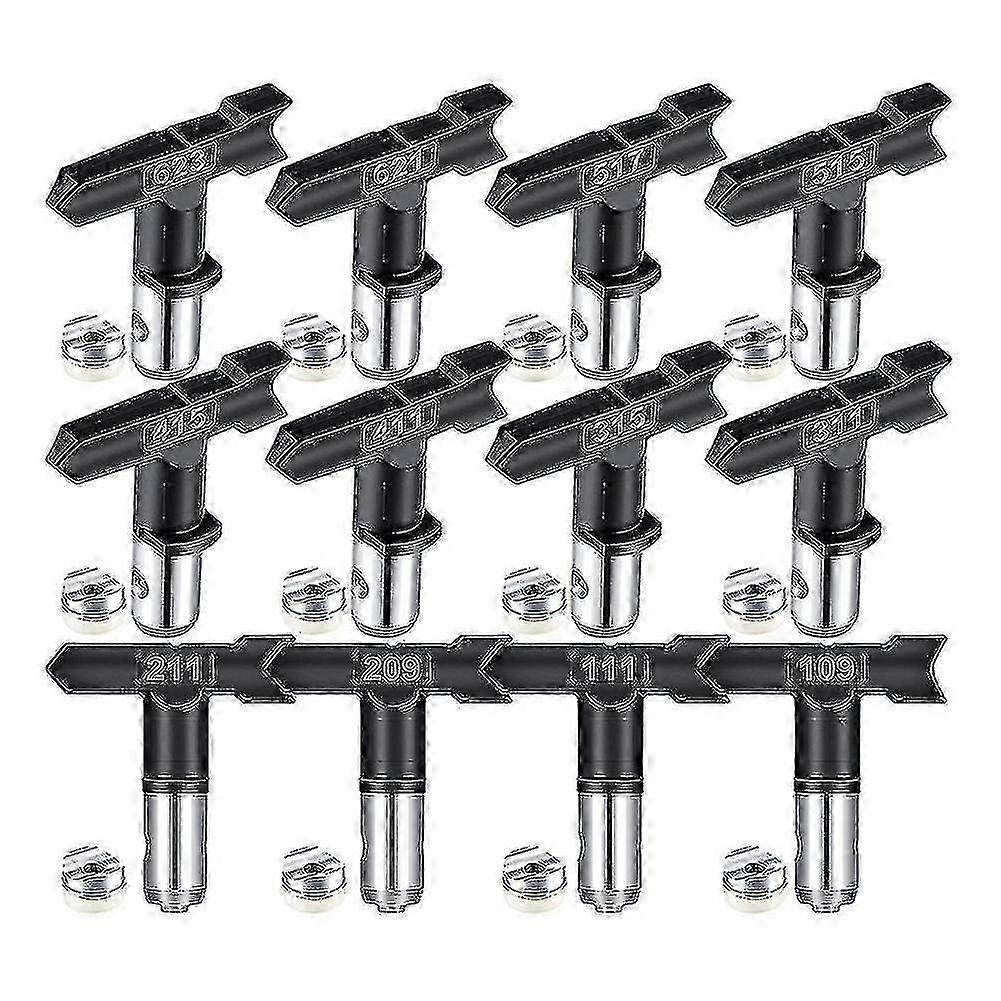12Pcs Spray Tips Airless Paint Sprayer Tip Airless Nozzles Tip Paint for Airless Spraying Machine P-Good SZRH A-B
