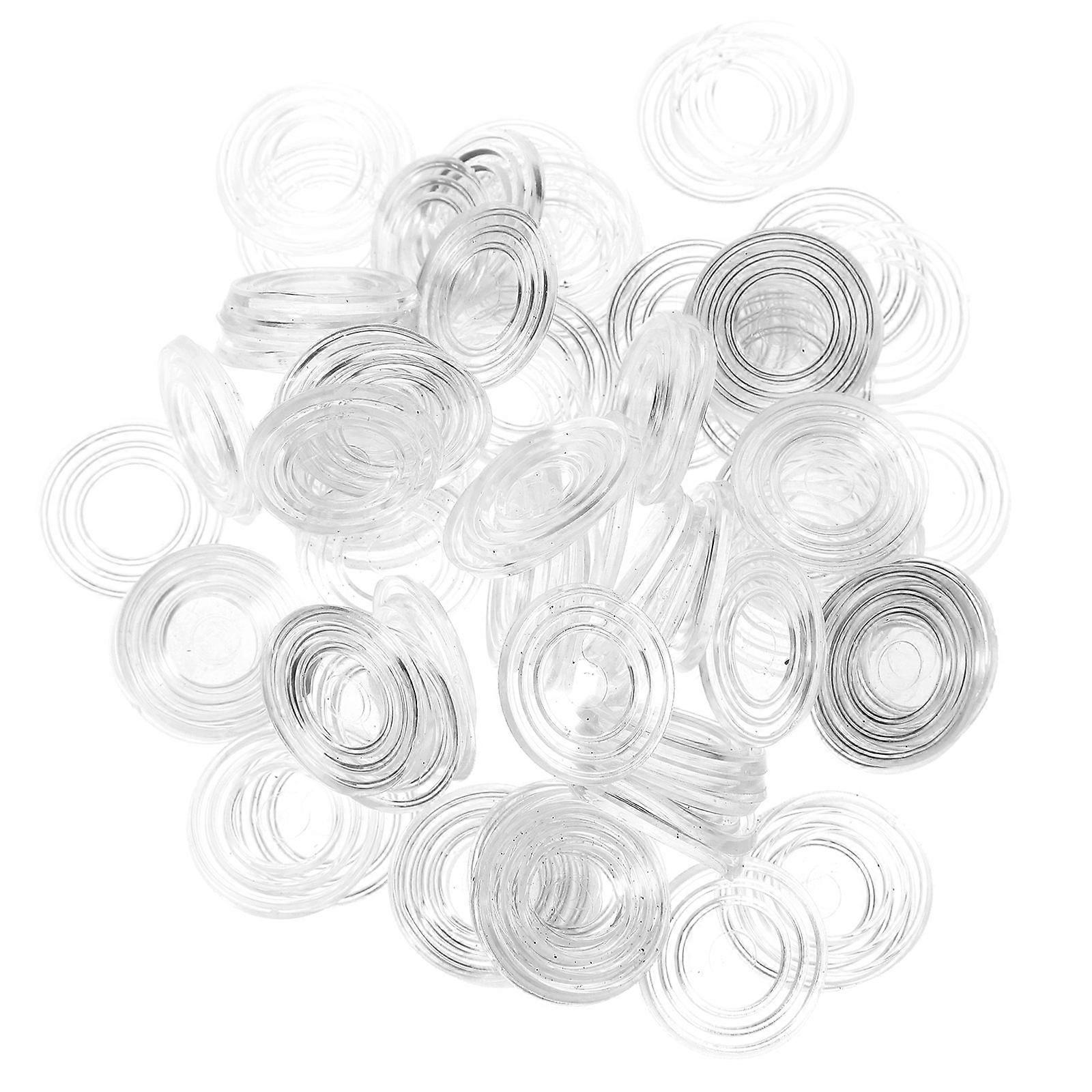 Anti Slip Pad Bumper Spacers for Glass Table Top 100Pcs Transparent PP Plastic
