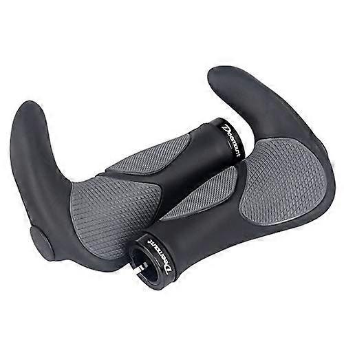 Fahrradgriffe Bicycle Handlebar Grips 1 Pair With Bar End Plugs MTB Anti-Skid Rubber