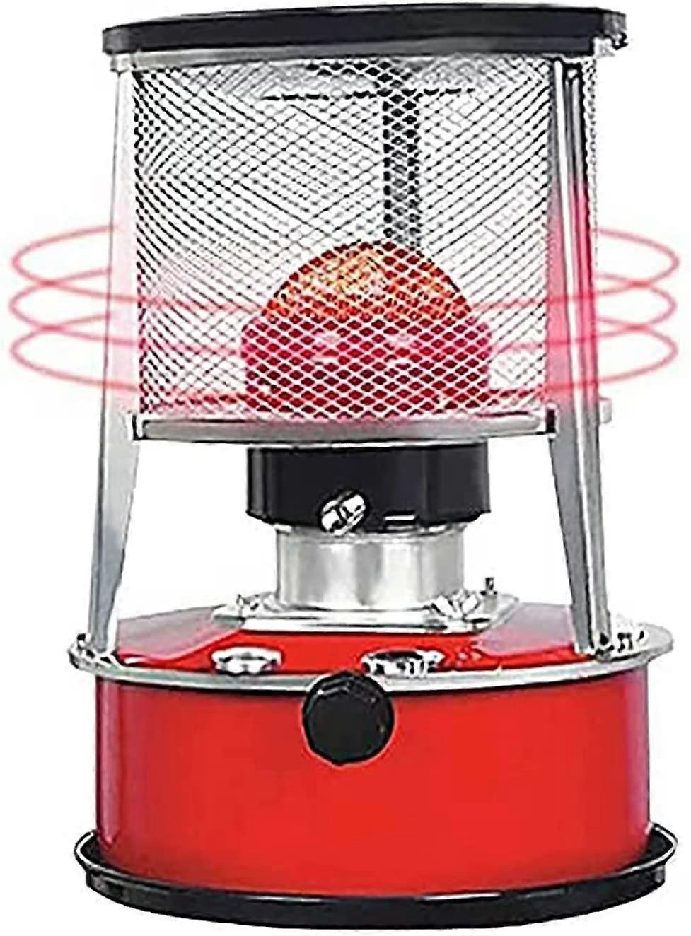 Kerosene Heater, 4.6L Portable Kerosene Stove Burner, Adjustable 9000 BTU/H Efficient Camping Heater for Ice Fishing, Hiking, and Hunting