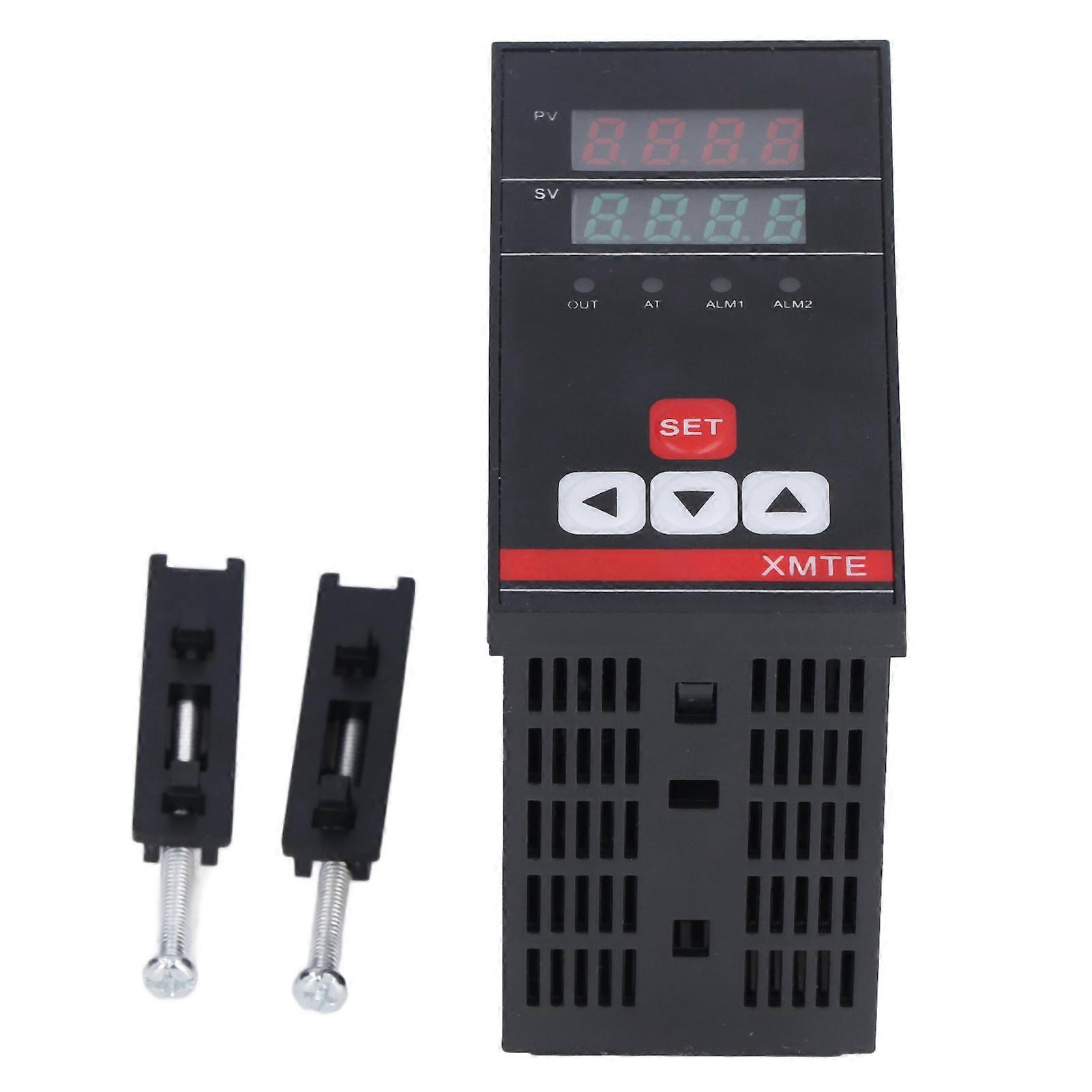 Adjustable Intelligent Temperature Controller SSR RELAY Digital Thermostat Buckle Fixing AC220V
