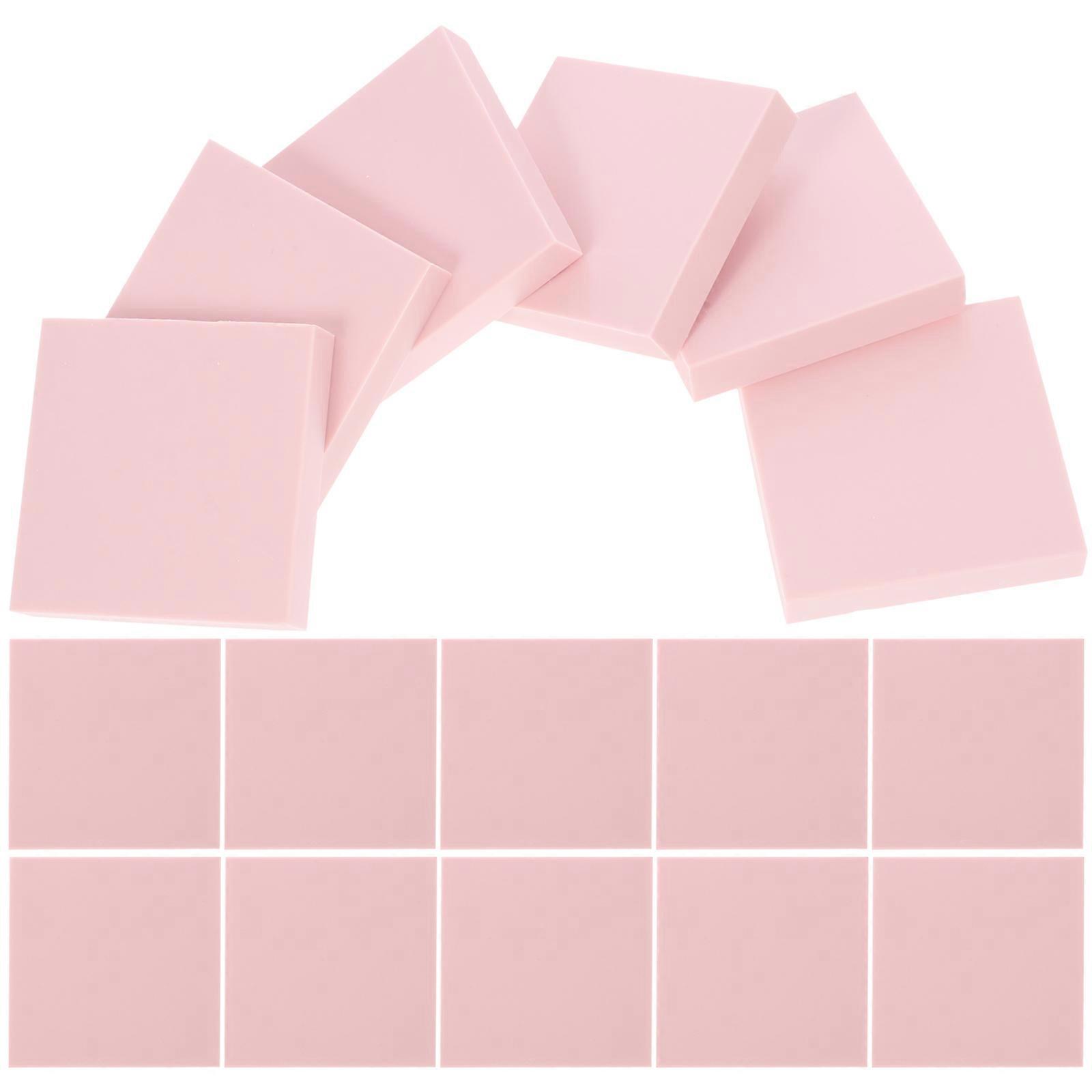 Block Printing Rubber Blocks Stamp Making Diy Home Activities Flexible Rubber Bricks 24Pcs