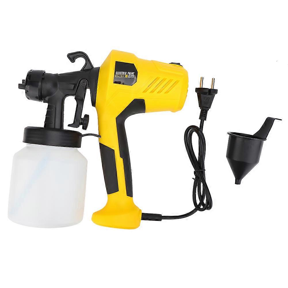 High Pressure Electric Paint Sprayer Adjustable Spray Paint Tool Yellow