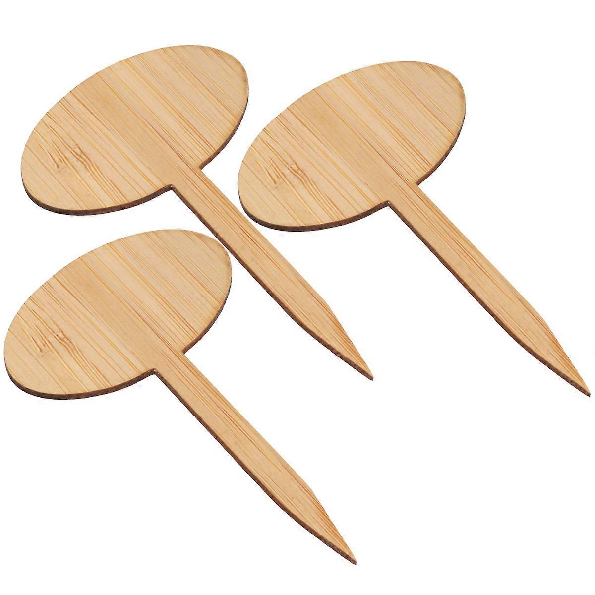 20 Pcs Bamboo Mini Plant Labels T Shape Garden Signs for Seedlings Color Plaques for Easy Plant Identification in Nursery and Garden
