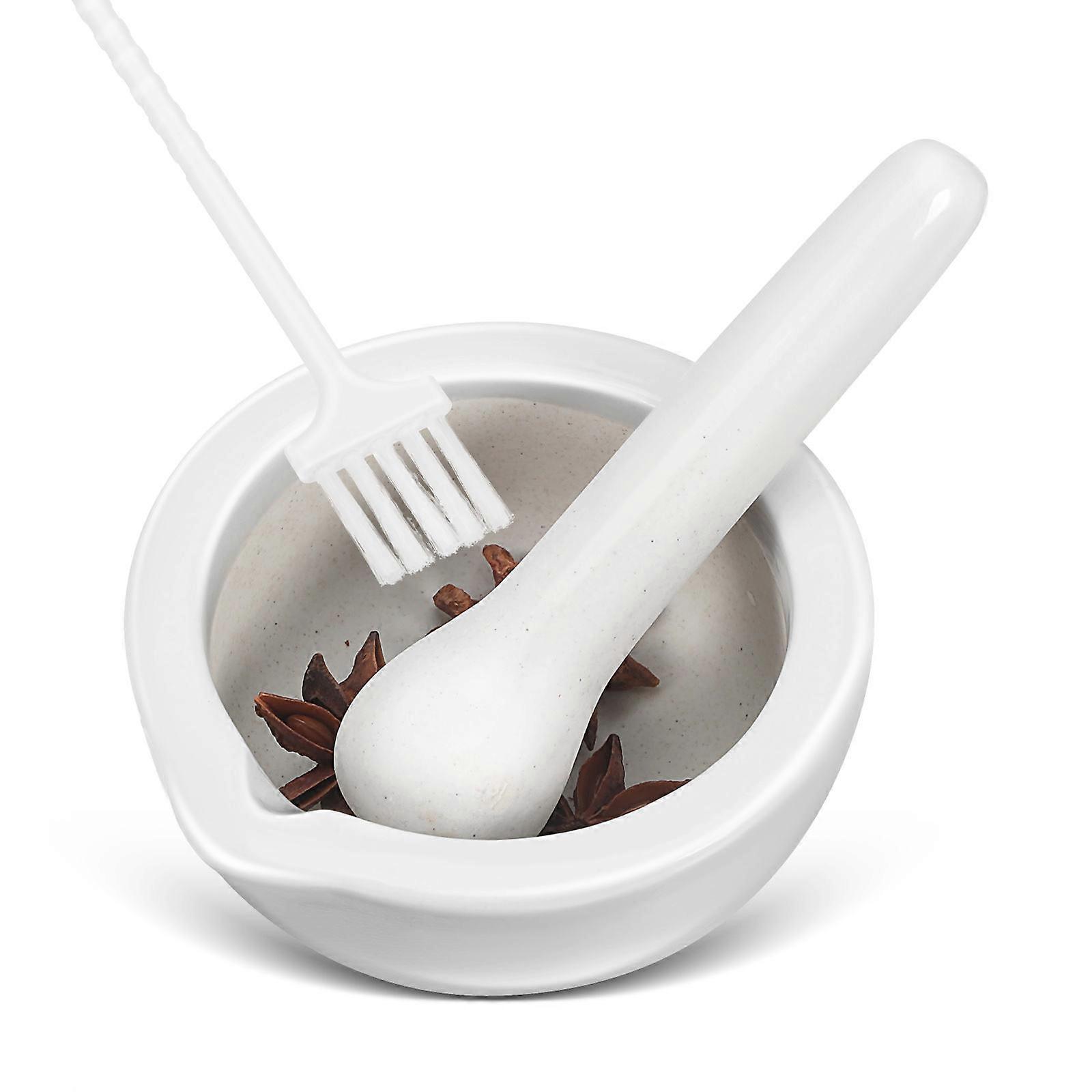 Grinding Bowl For Kitchen Ceramic Material Spices Precise Grinding Tool Students Home Users 1Set