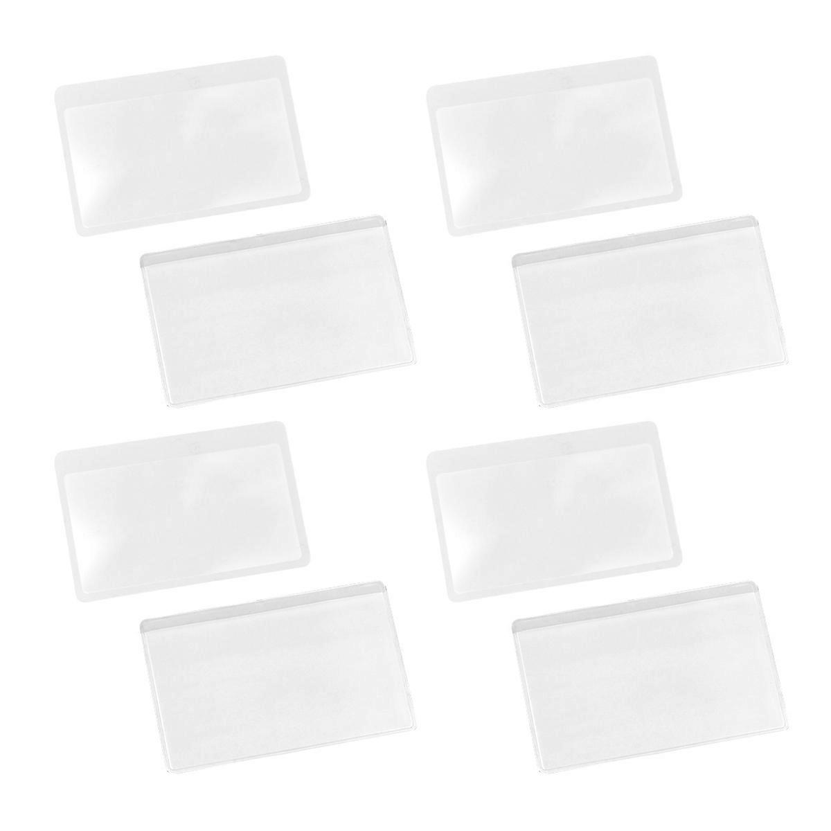 8pcs Portable Shaped Magnifying Glasses for Reading, Jewelry, Coins, and Stamps Observation – Creative Magnifiers for Hobbies and Daily Use