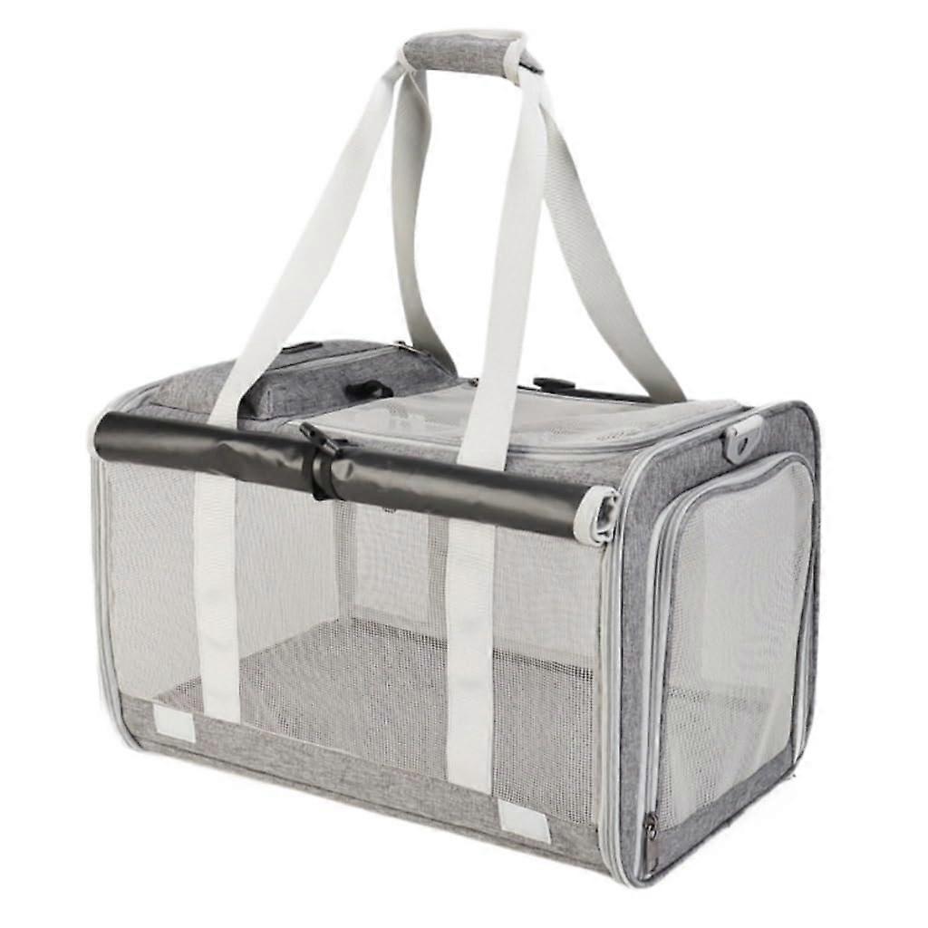 Cat Bag Portable Travel Carrier For Pets Breathable Foldable Cat Carrier Car Friendly Pet Bag Size A-G