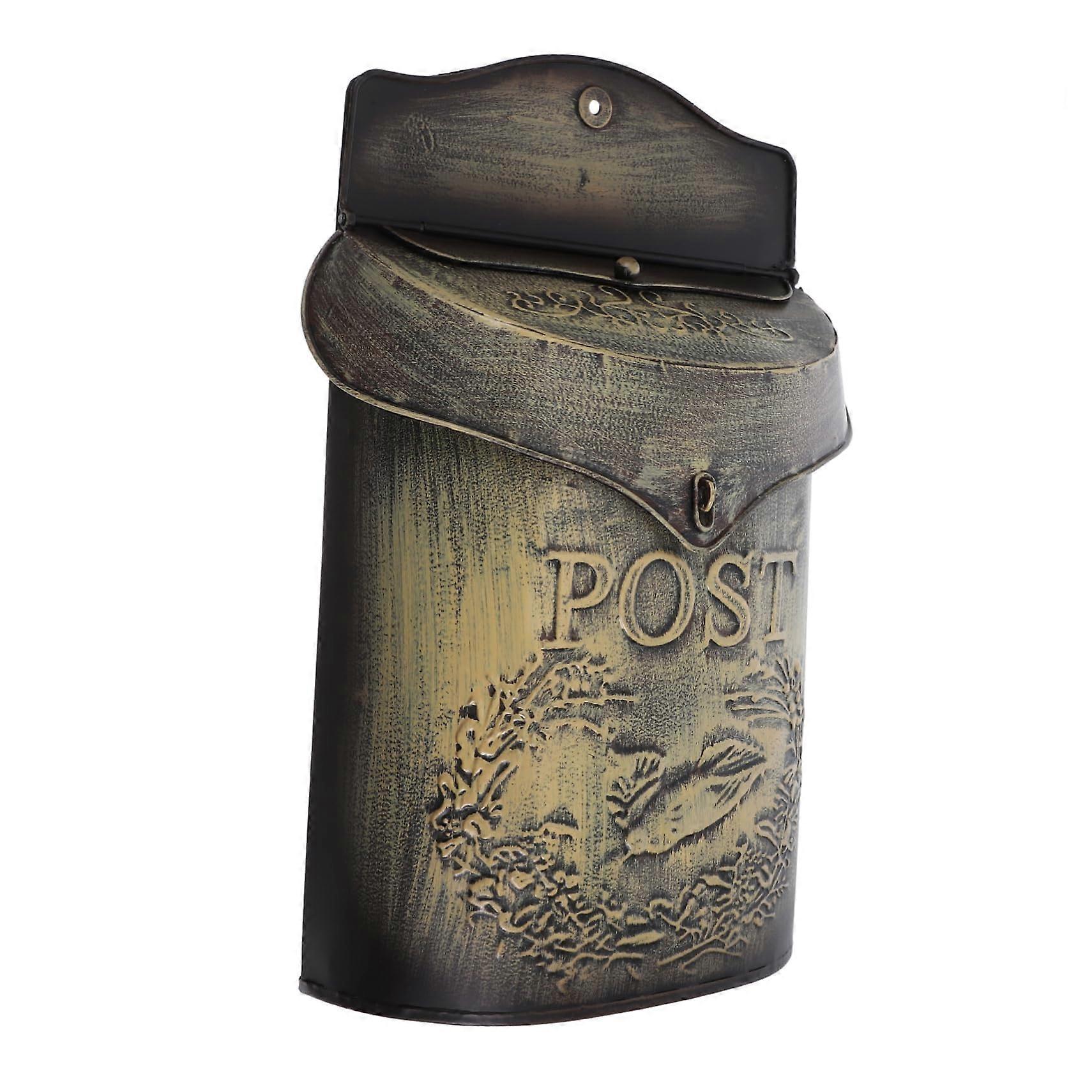 Iron WallMounted Letter Box