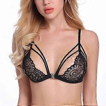 Women Bra Lace Soft Breathable Fashionable Lightweight Elegant Lingerie Bra for Home Dating