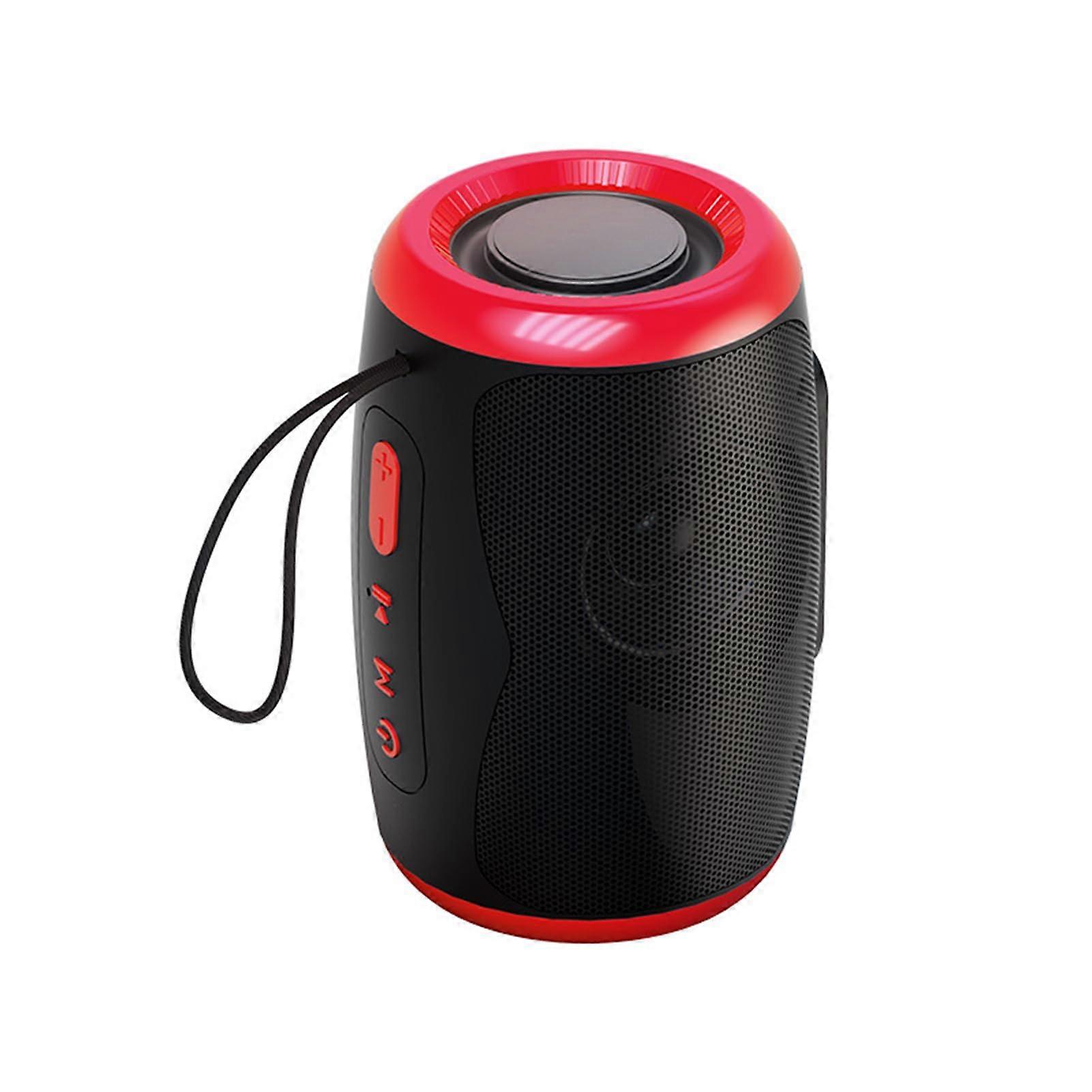 Portable Bluetooth speaker for One Click Radio connection, waterproof and sweatproof, ABS, for outdoor use, red.