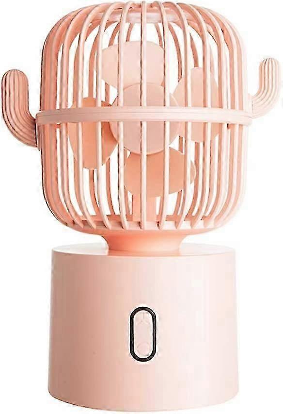 Compact USB Desk Fan with Auto Rotation - Perfect for British Home Offices