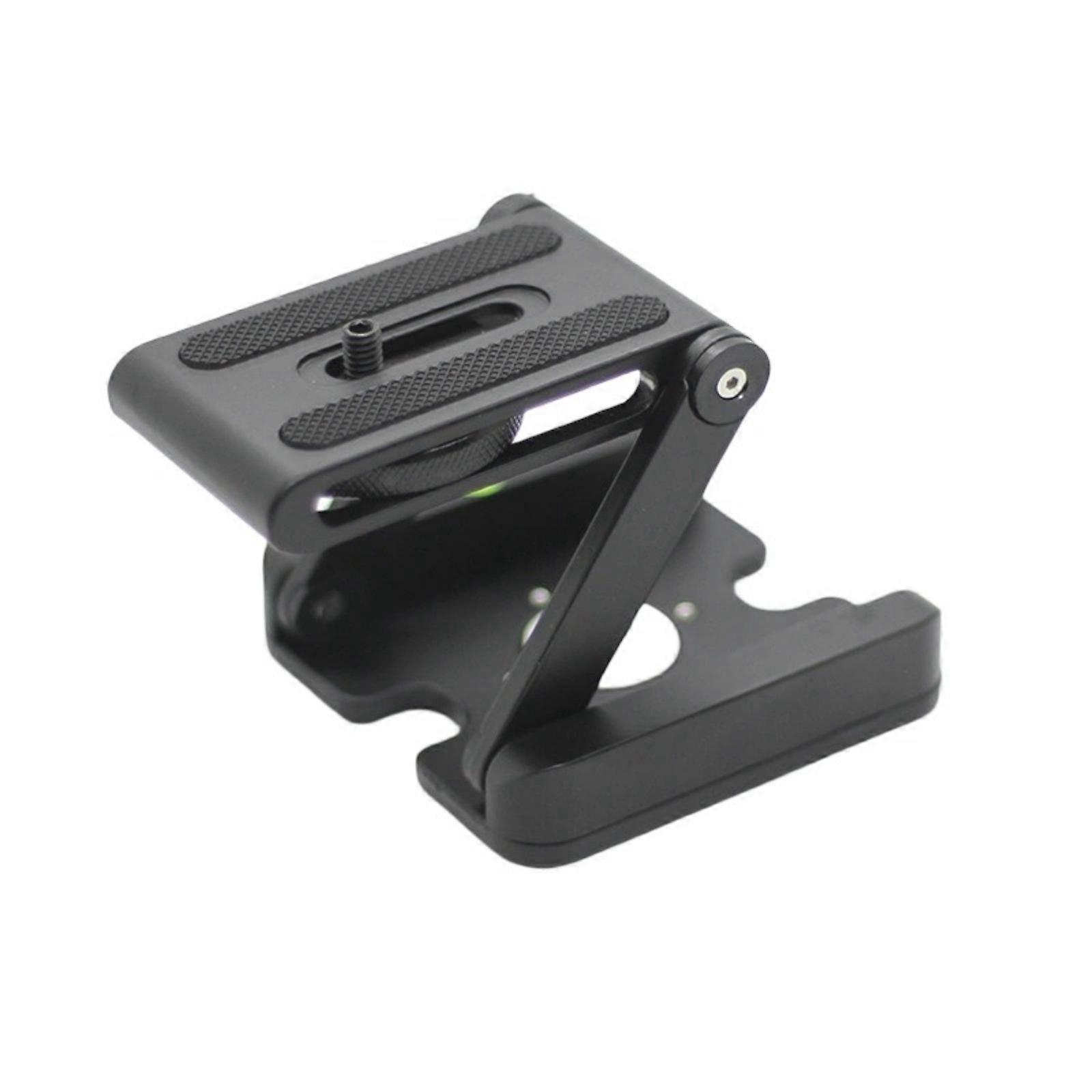 Z Flexs Tilts Tripods Head Aluminum Quick Release Plate with Spirits Level for DSLR Cameras and Camcorders Multicolor