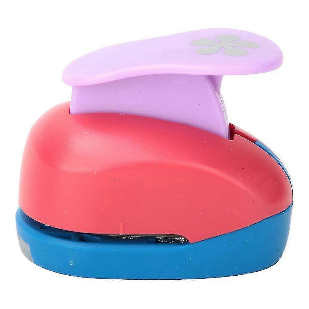 Handheld Paper Stamping Tool for DIY Projects - Effort-Saving Paper Punch Accessory with Flower Design