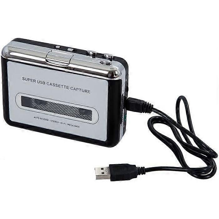 USB Cassette Tape Player - Unspecified - MP3 Converter - Black Color - Cassette Player - Handy