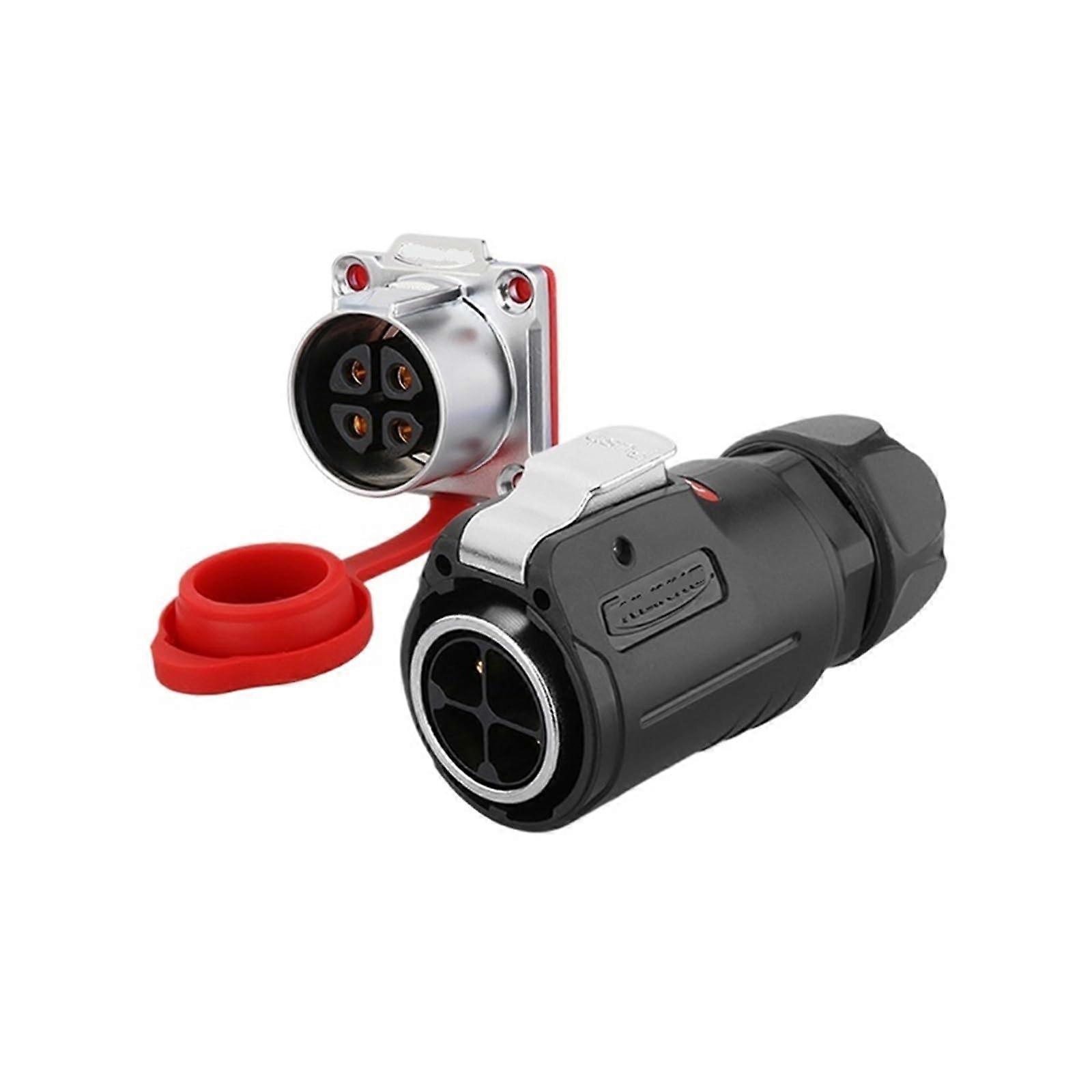 LP24 Aviation Connector, Waterproof Multicore, 12/19/24 Pins, 3/4 Core, 10-Hole Shell