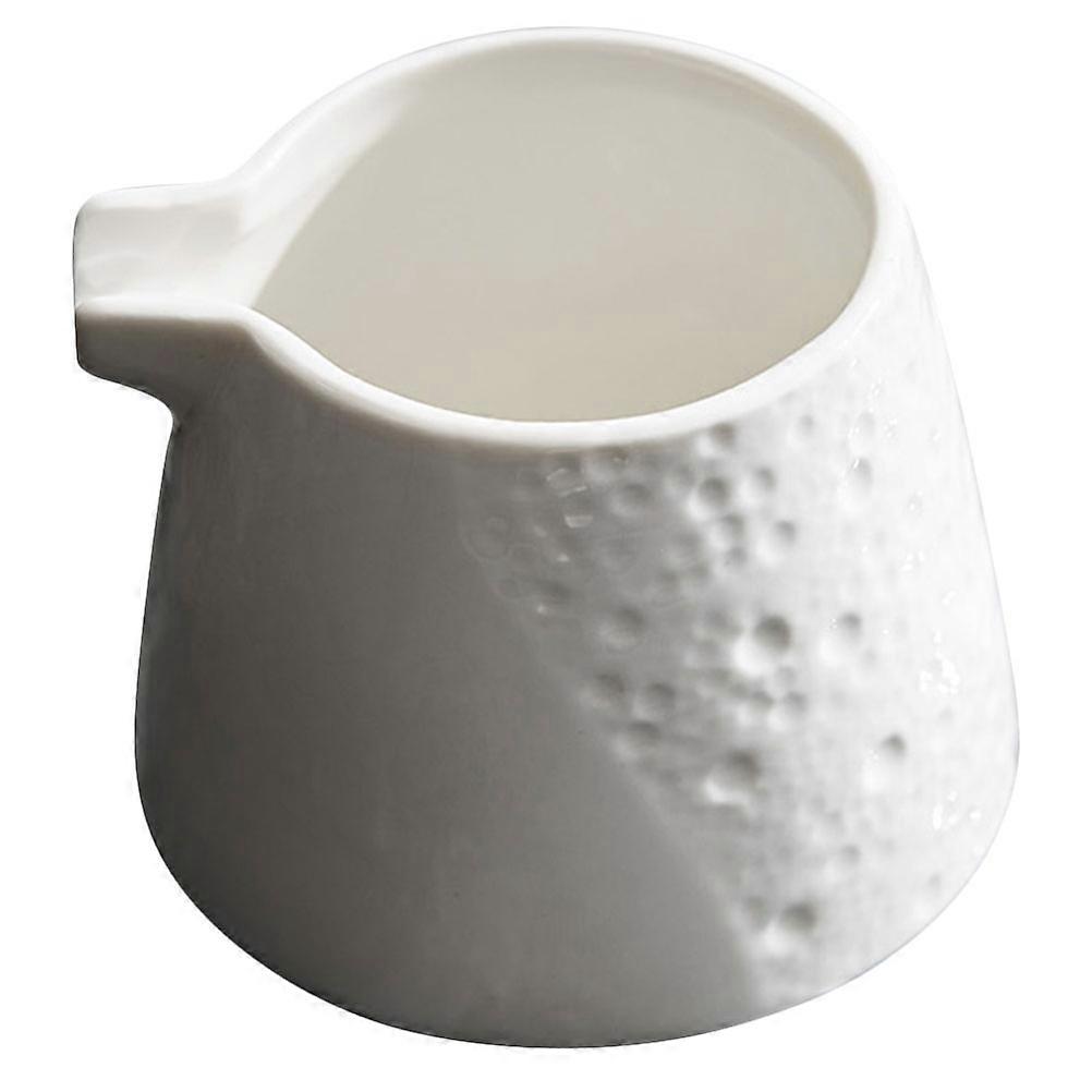 Ceramic Milk Pitcher for Creamer Sauce and Syrup 1 Set
