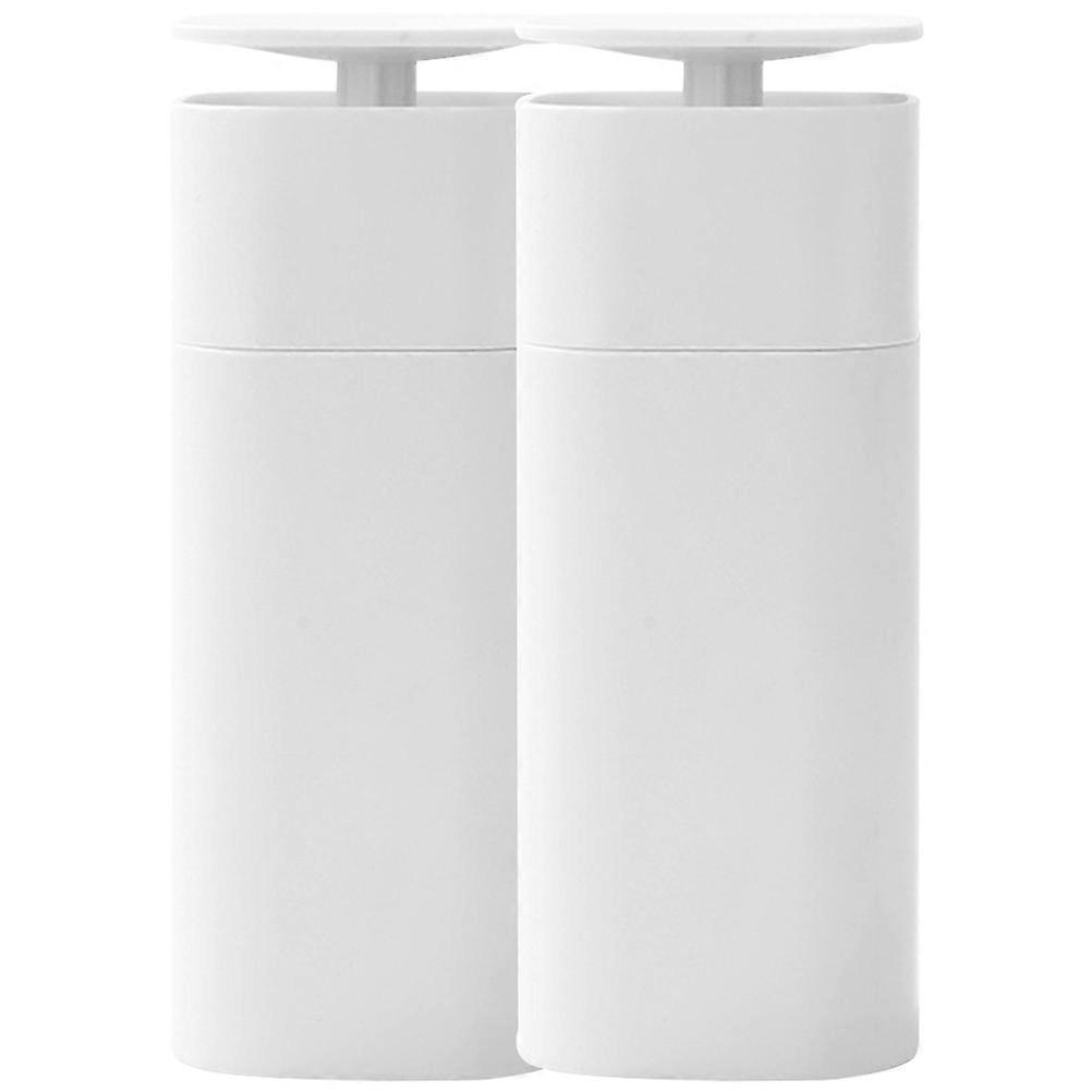 Plastic Cosmetics Bottle 2Set Streamlined Design Leak-Proof Container For Women Storage Holder 7X7X17.8CM