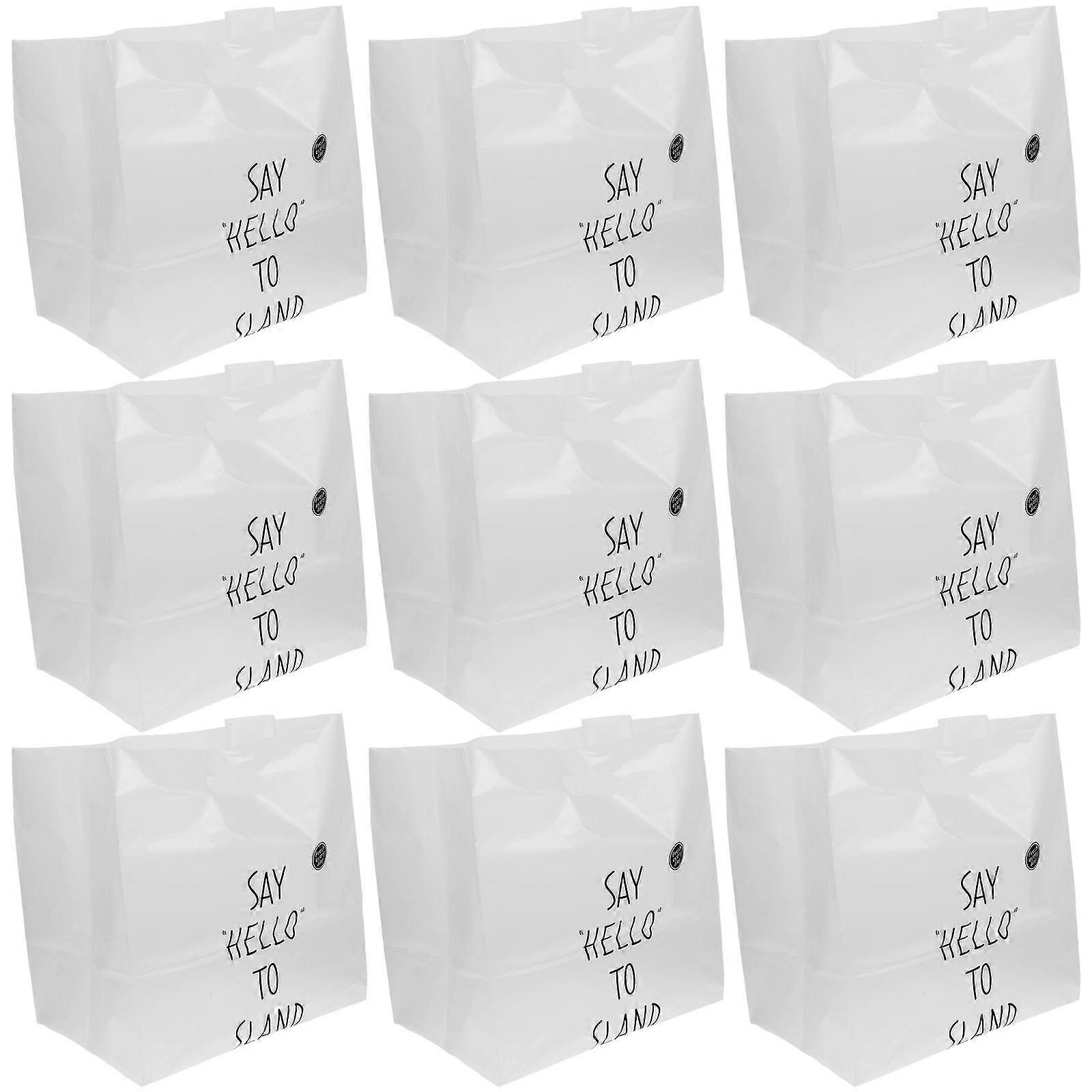 Treat Packaging Bags Bread Wrapping For Consumers Simple Design 50Pcs