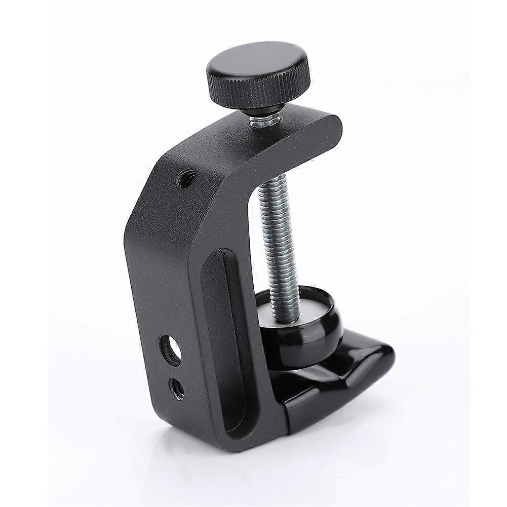 Multi-function C Type Clamp Clip Mount Holder Bracket for Camera Light Stand Accessory