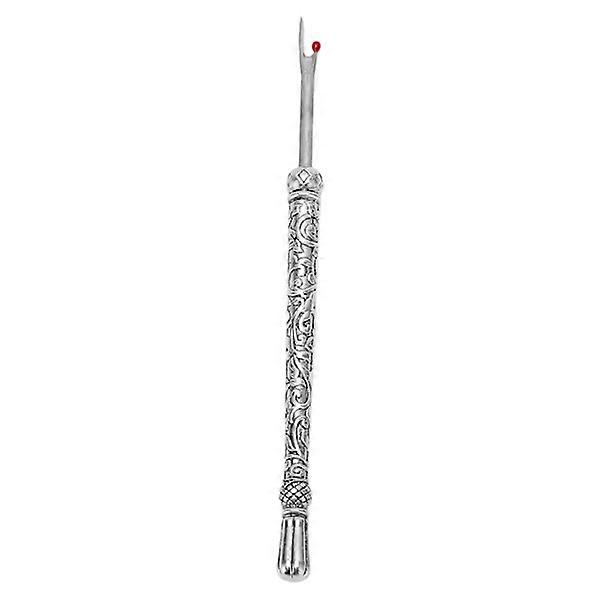 Retro Seam Ripper Exquisite Pattern Non-slip Handle Multifunctional Seam Thread Cutter Sewing Tool Silver