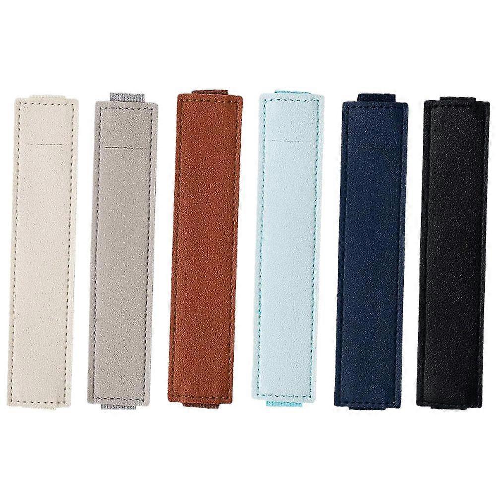 12 Pcs Notebook Pen Sleeve: Pen Holder With Adjustable Elastic Band - Single Pencil Case For Planner/Journaling/Notebook