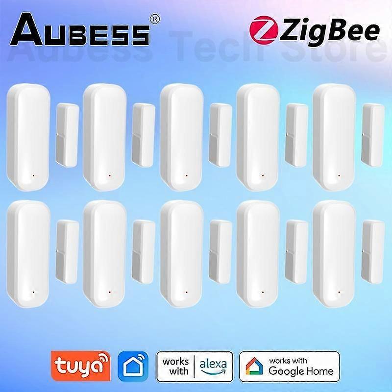 AUBESS ZigBee Door Window Sensor Detector Tuya Smart Life App Home Security Protection