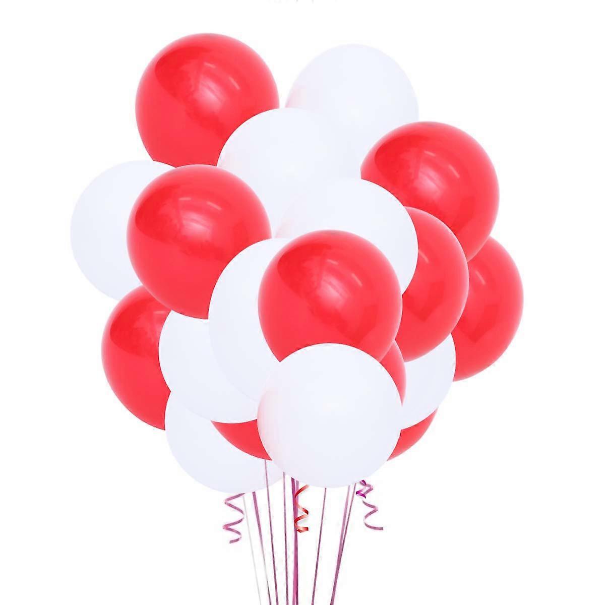 100Pcs Round Assorted Color Latex Balloons Ideal For Valentine's Day Celebrations And Party Decorations
