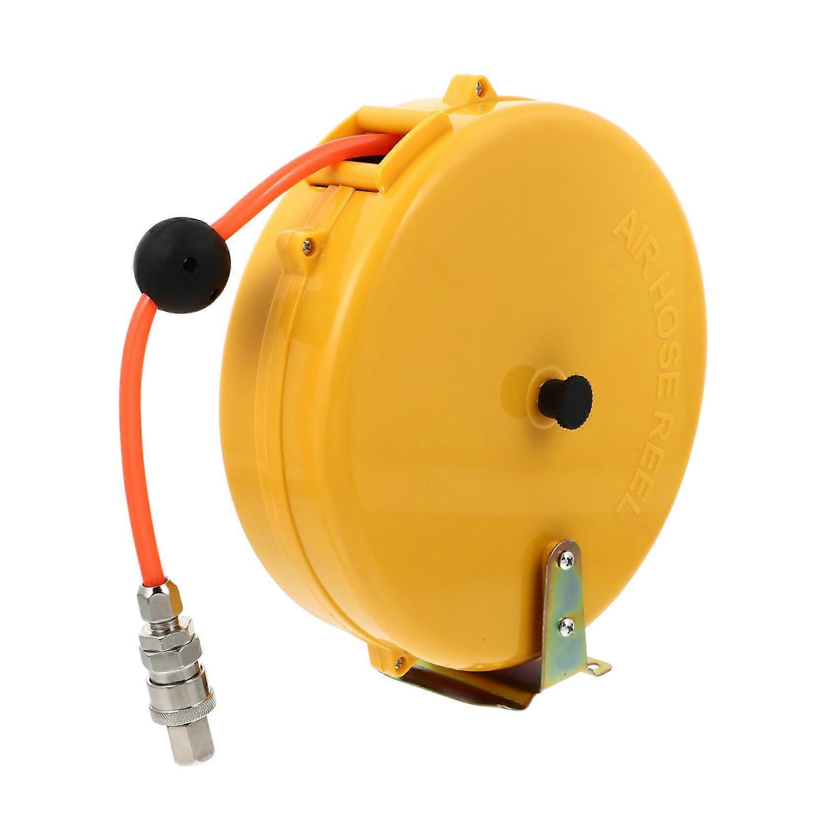 Telescopic Hose Reel Automatic Retracting Wall-Mount For Pneumatic Tools Home Use