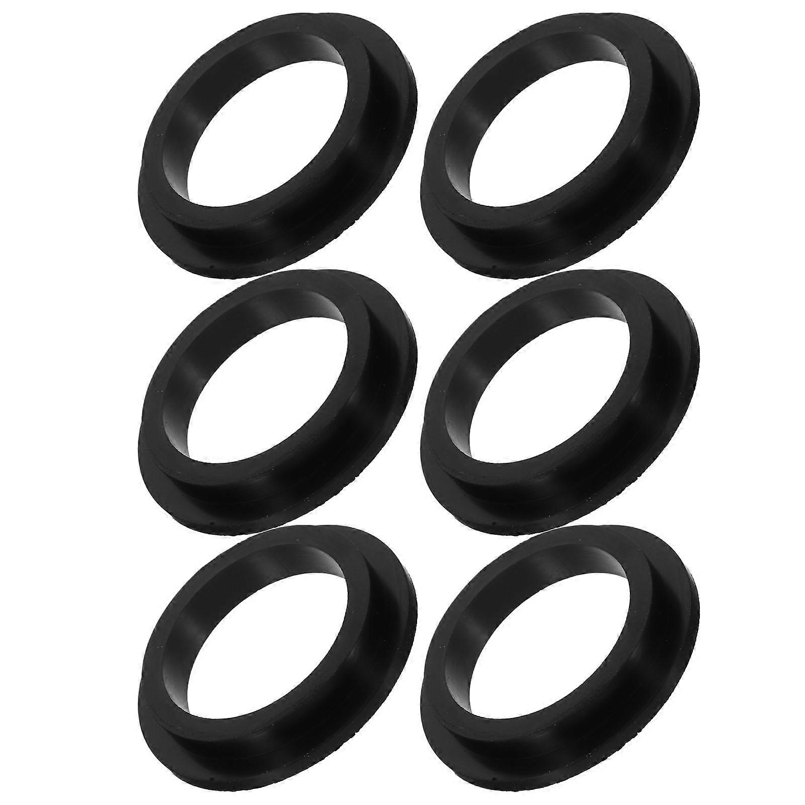 6pcs Replacement Pool Filter Pump Rings for Sand Filter Pumps – Black O Ring Gaskets for Leak Prevention and Efficient Water Filtration in Outdoor