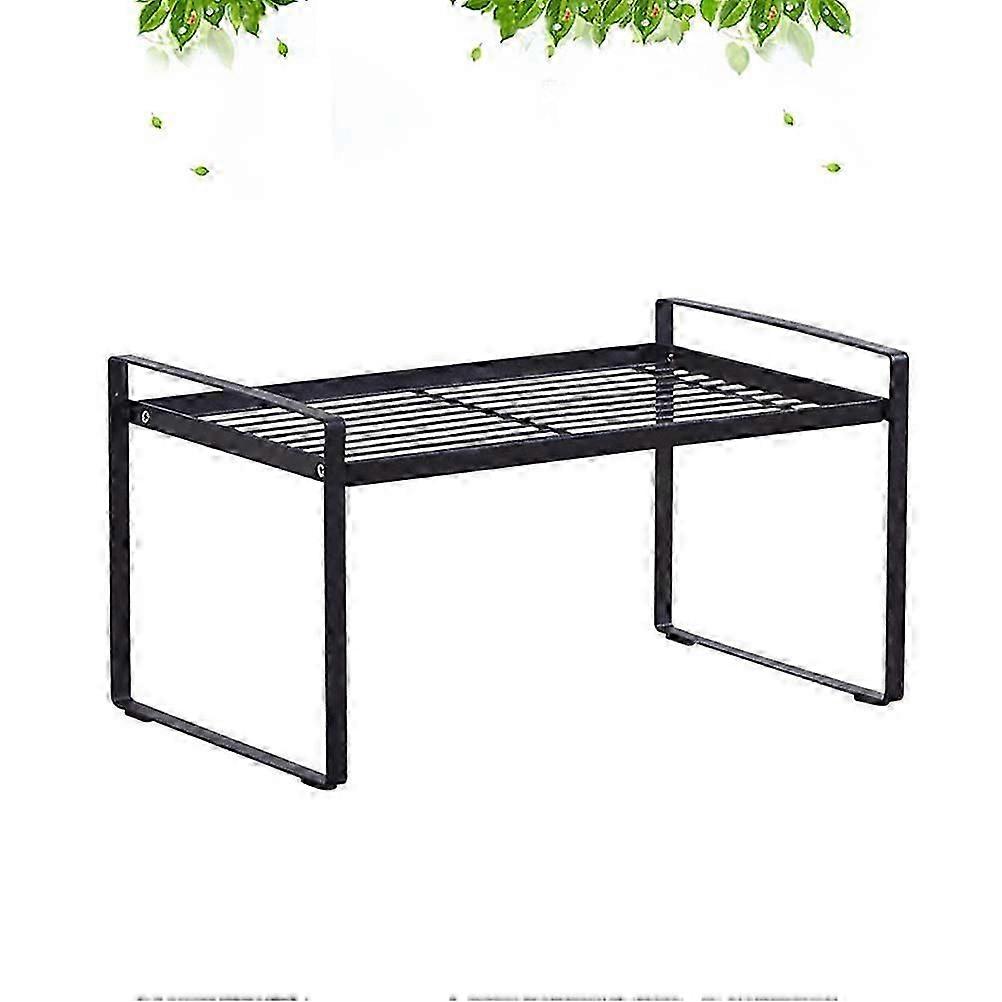 Utility Shelf Kitchen Organization Rack Simple Smooth Lines Design For Home Kitchen Iron 1Set