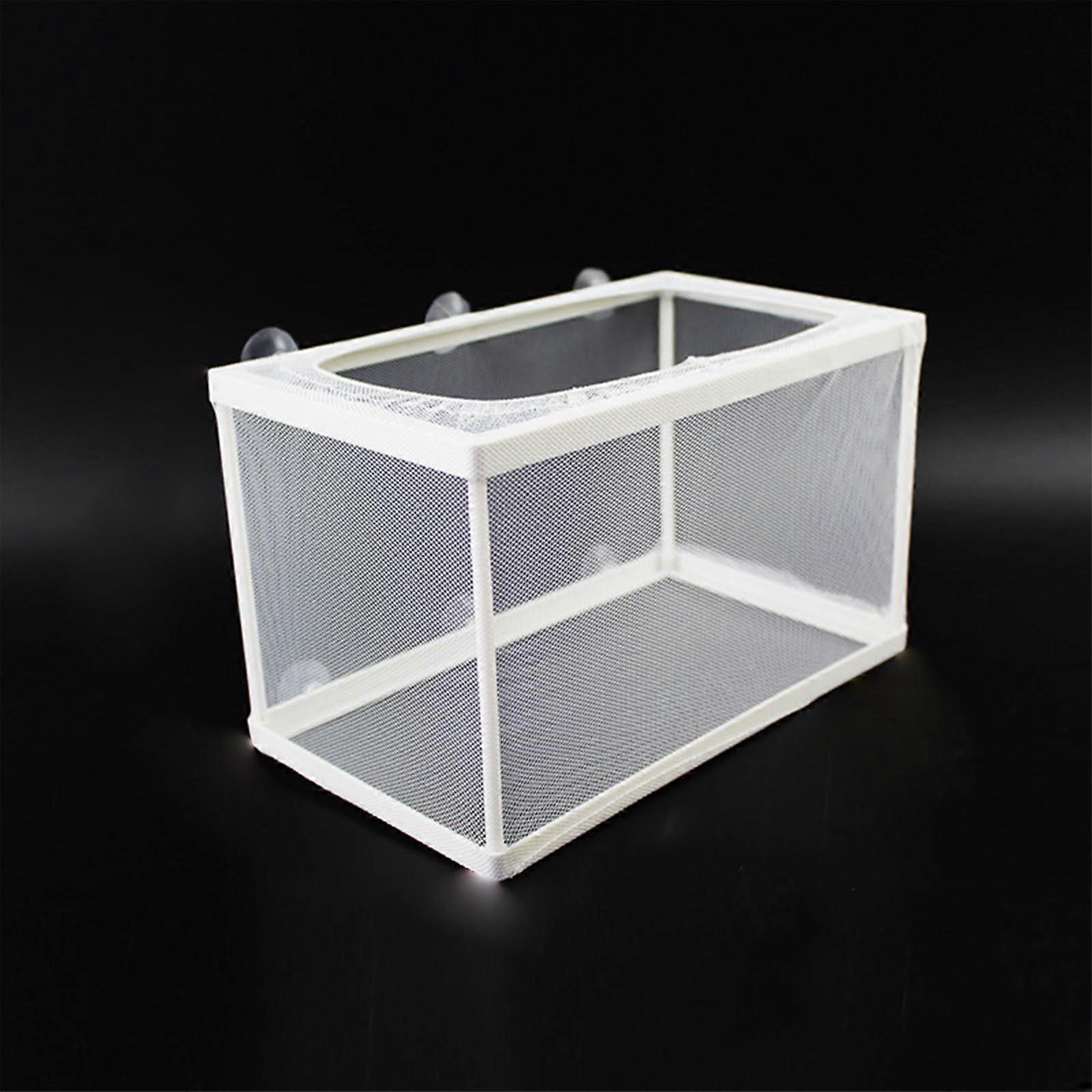 Breeding Box, Floating Spawning Box, Aquarium Fish Incubator, Suitable for Aquariums (White)