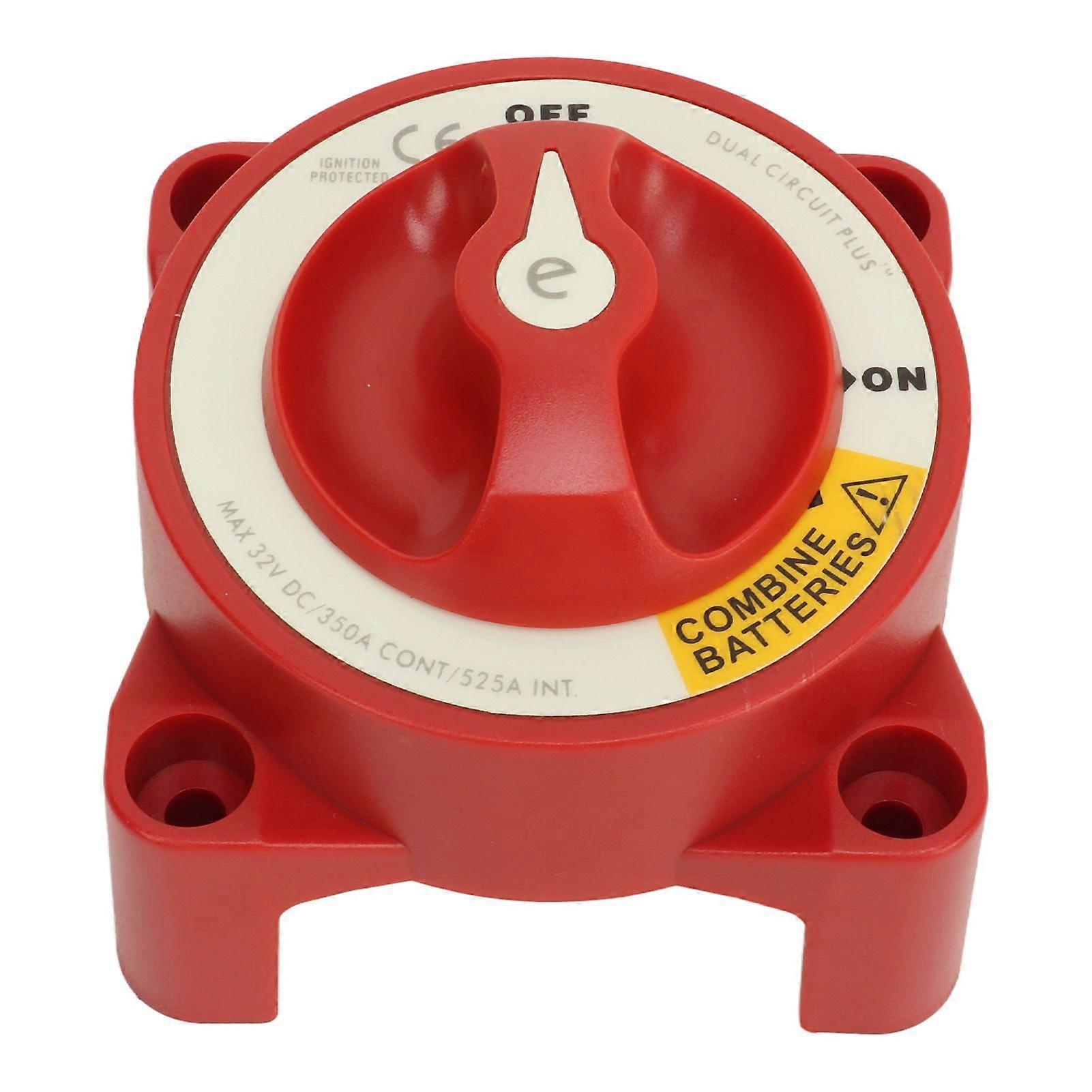 5511E marine battery switch 350A heavy duty 4 terminal 32V for automotive RV