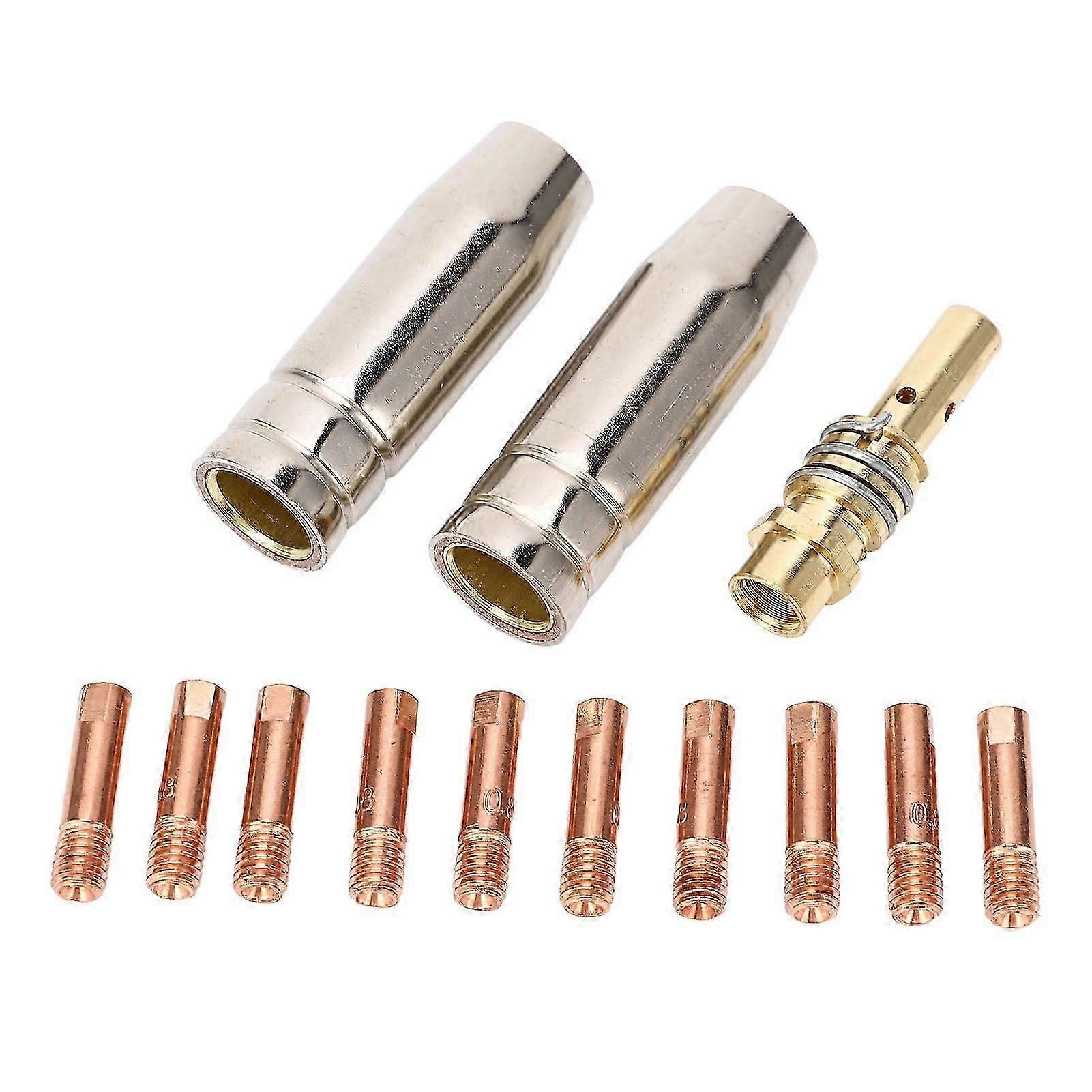 High quality 13 pieces of welding accessories MIG/MAG welding gun 15AK contact