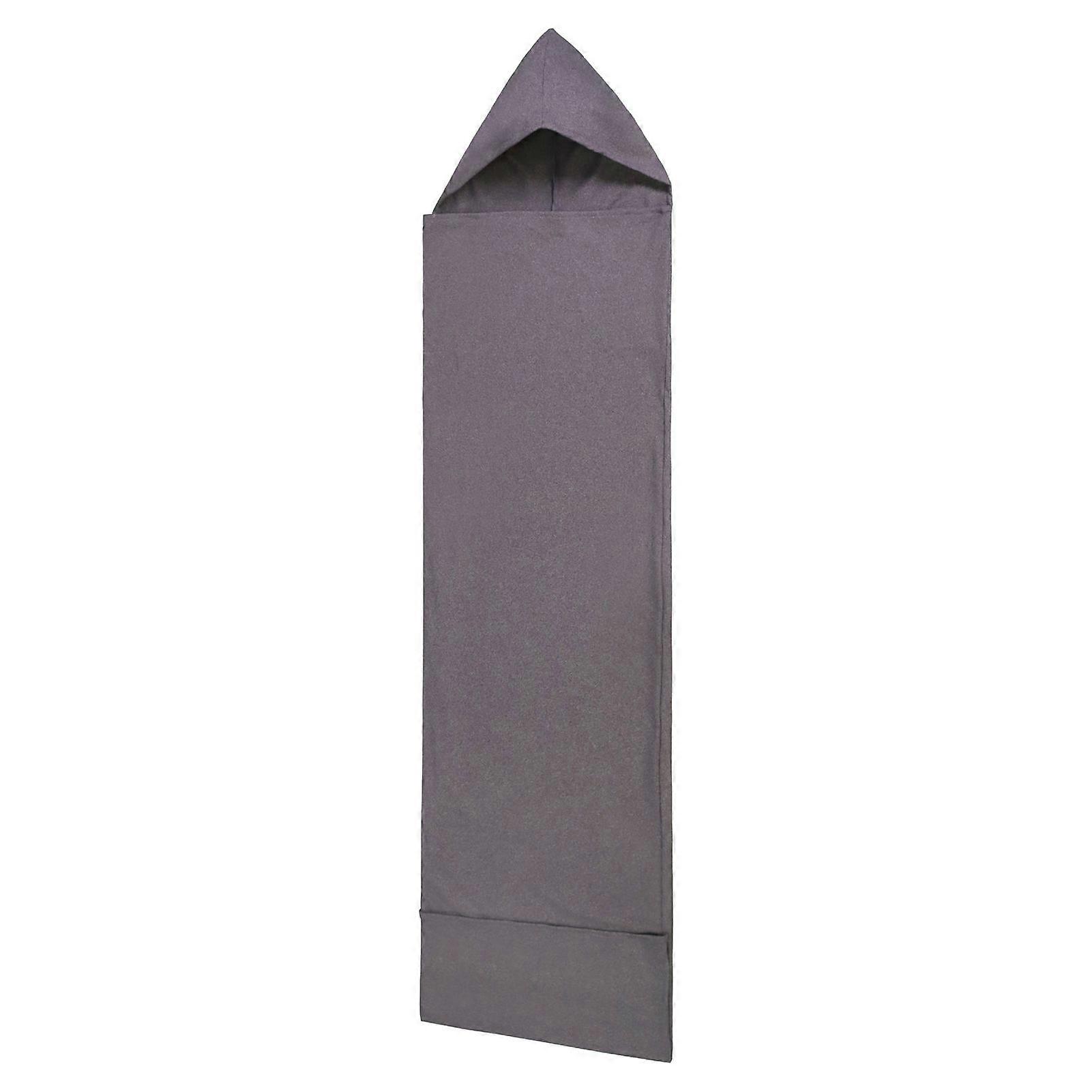 Couverture portable d’emmaillotage adulte avec sweat à capuche Sac de couchage douillet ultra-léger pour dormir à l’intérieur et à l’extérieur