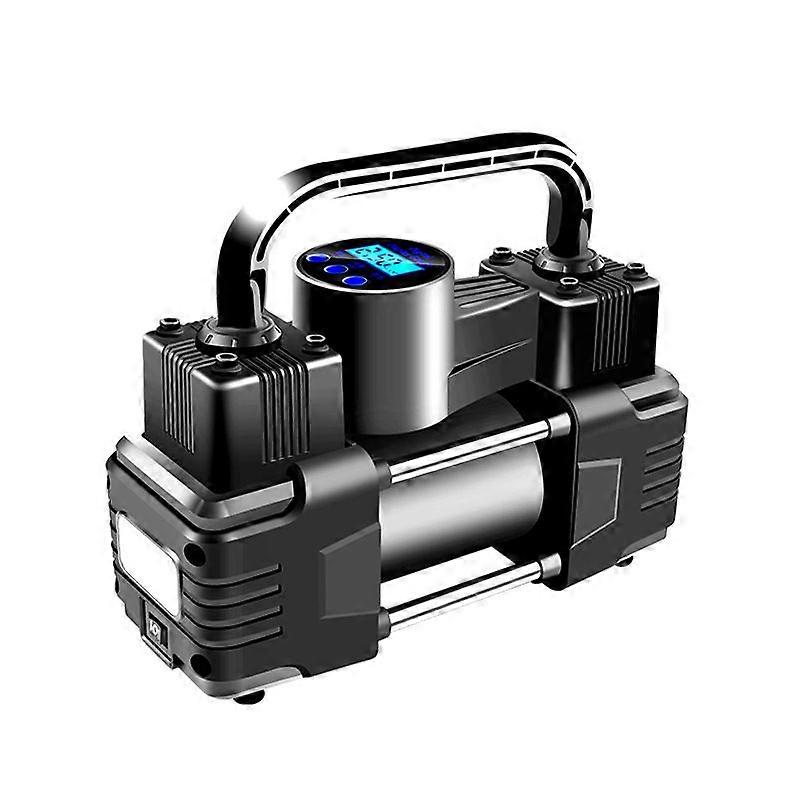 60L/min Double Cylinder Heavy Duty 100PSI Car Air Compressor Tire Inflator PumW5