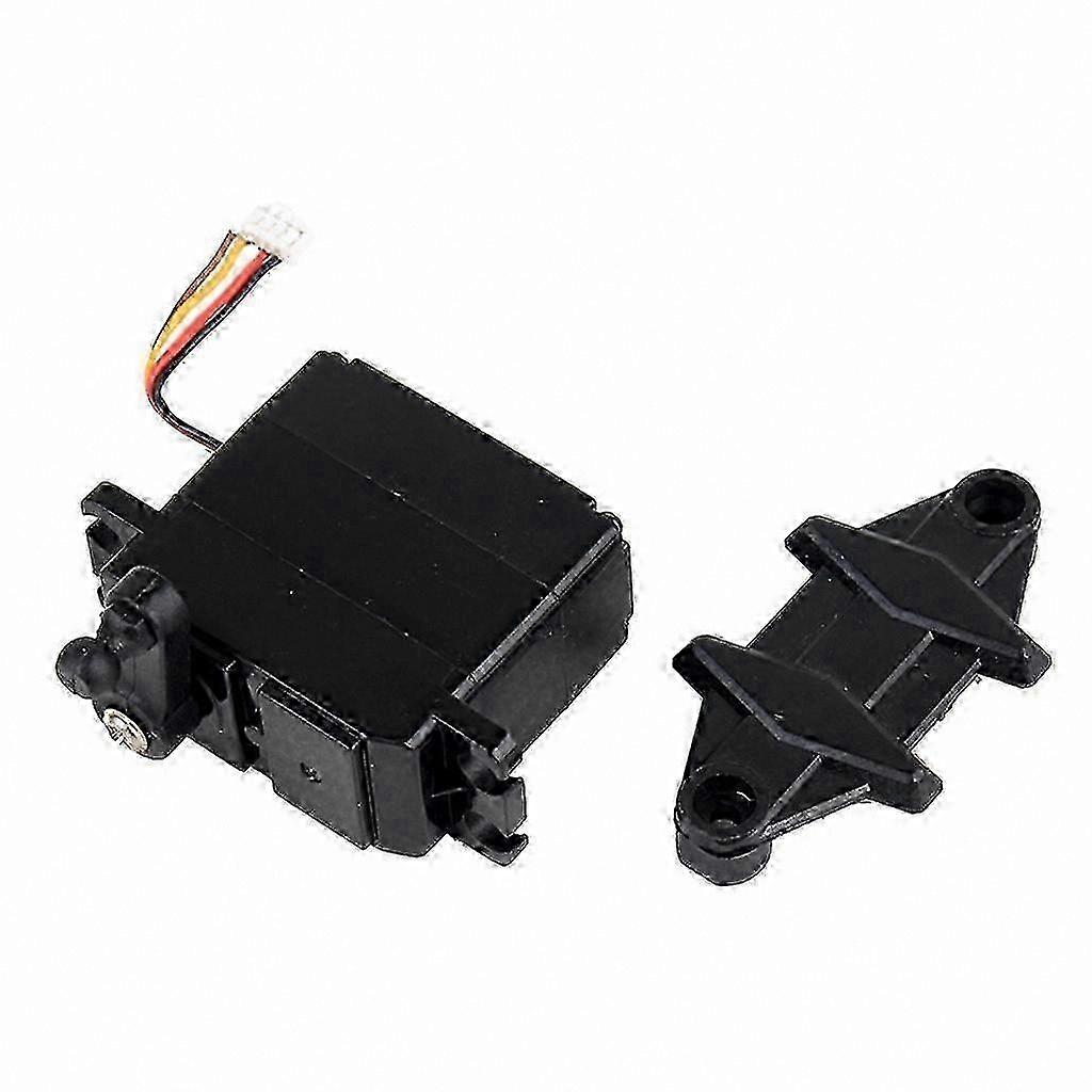 RC Car Servo Steering Gear for 1/10 Scale 4WD Vehicles Durable Toy Part Compatible with 2.4G Remote Control Models