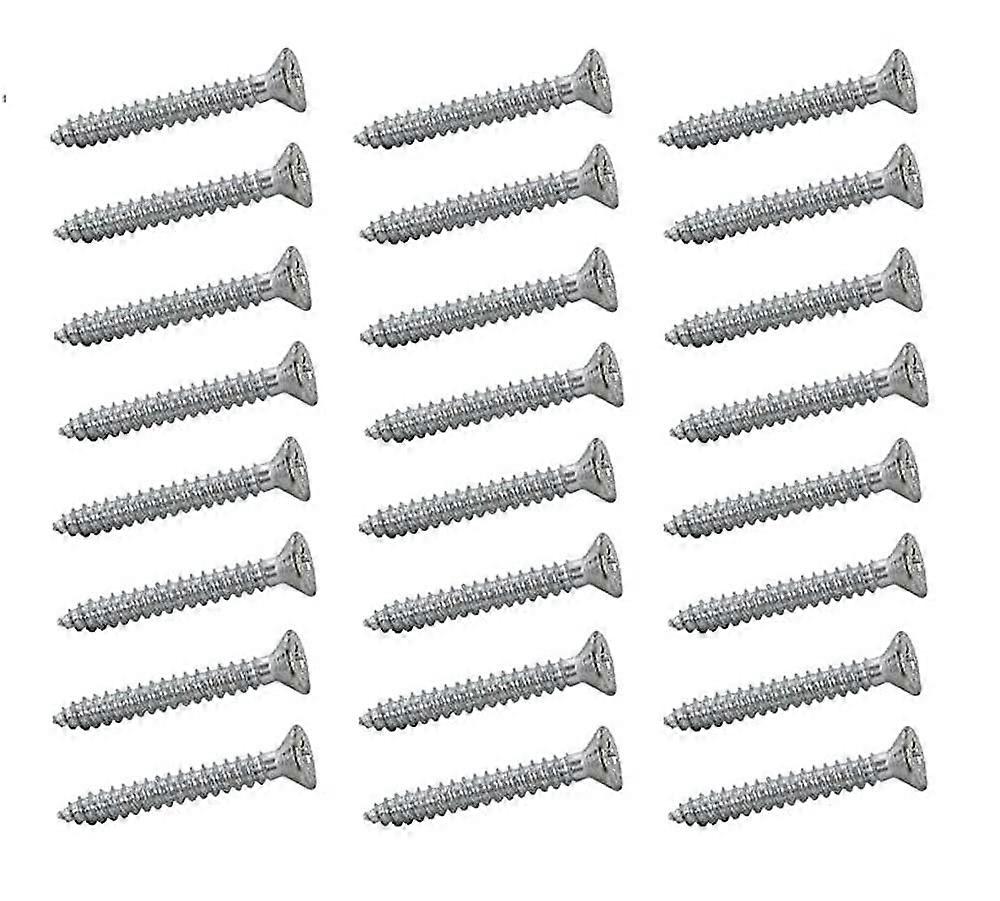 BH03503 Bulk Hardware 6 Mm X 5/8-Inch BZP Self-Tapping CSK Pozi Screw Pack Of 25