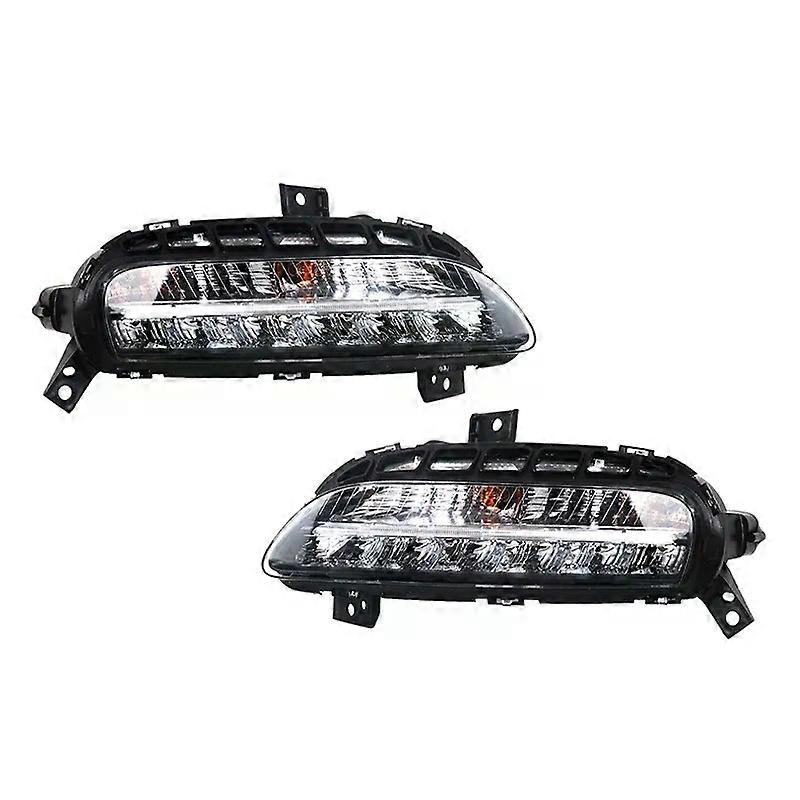 Apply For Porsche Panamera 2010 2011 2012 2013 Car LED Front Bumper Daytime Running Light DRL Fog Light Lamp 97063108103 97063108203