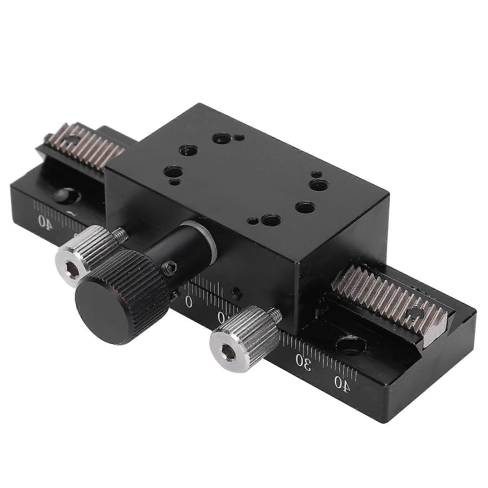 30 x 50mm Sliding Stage Linear Translation Manual Fine Tuning Trimming Platform SEMCIC‑100