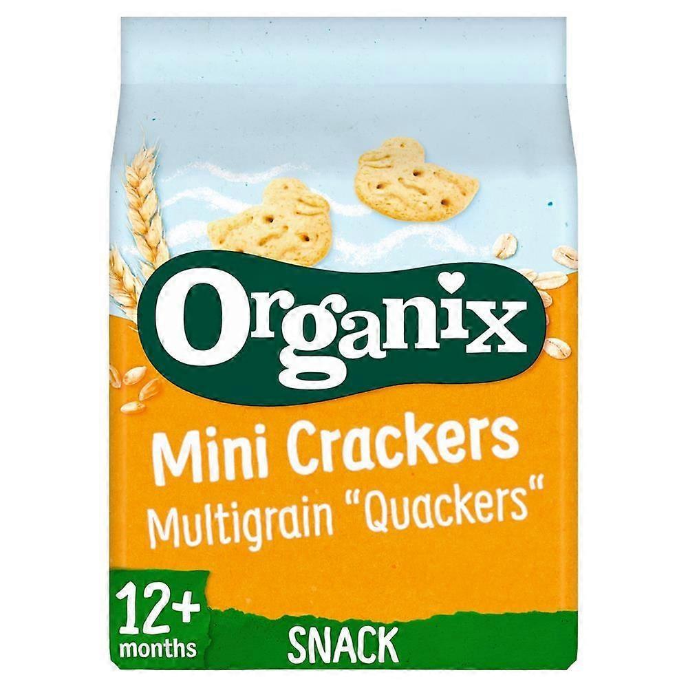 Organix Multigrain Quackers Toddler Snacks 80g - 3 Pack