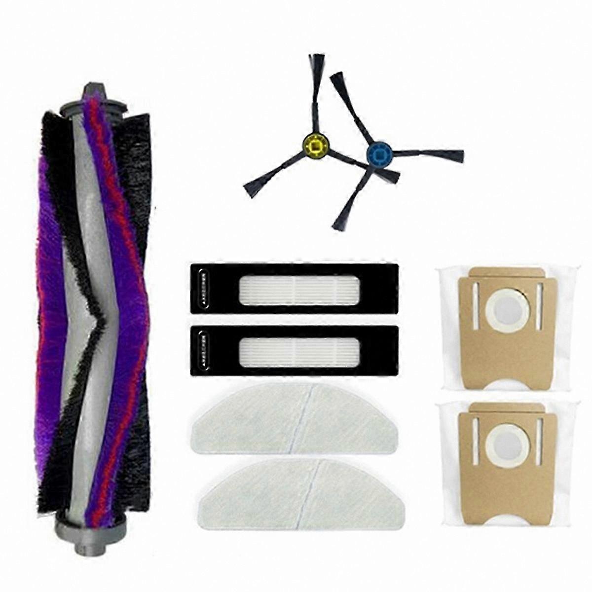 9-Pack Side Brushes for Robotic Vacuum Cleaner Models S8 Plus, A8 Plus, 6241, T2, RV50 Pro Replacement Parts